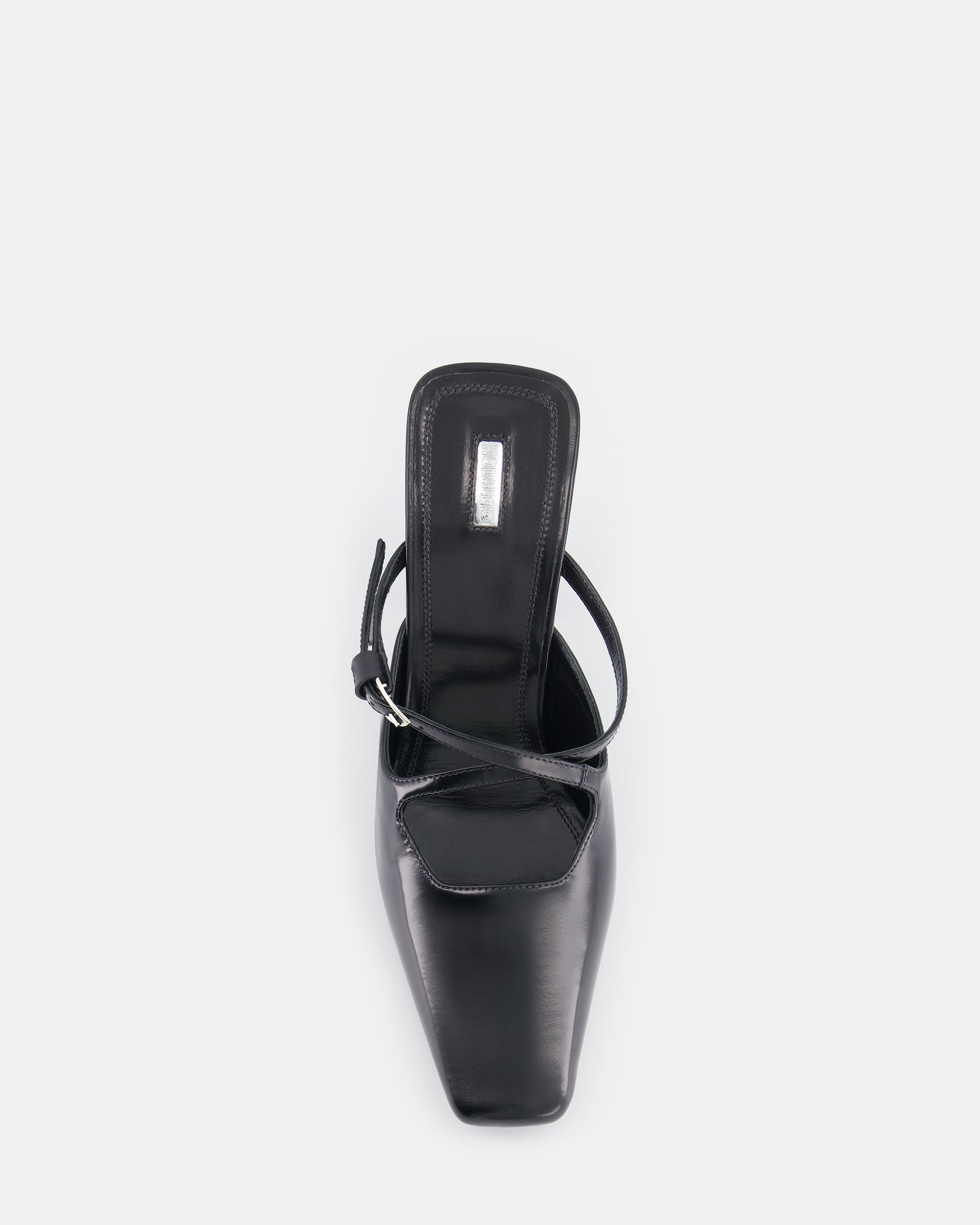 Nodaleto Nodstalgia Grace Mule Black Glassed 8,5 cm