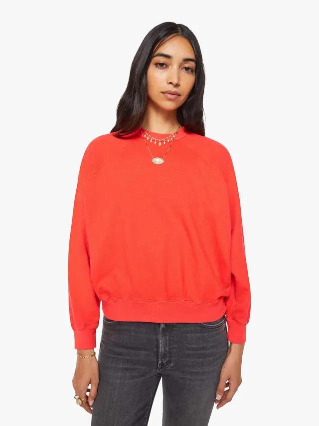 Mother Biggie Concert Sweatshirt Mandarin Red