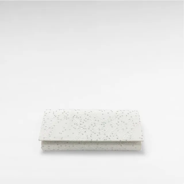 Gedebe Lace Envelope Spitze Clutch Kristall