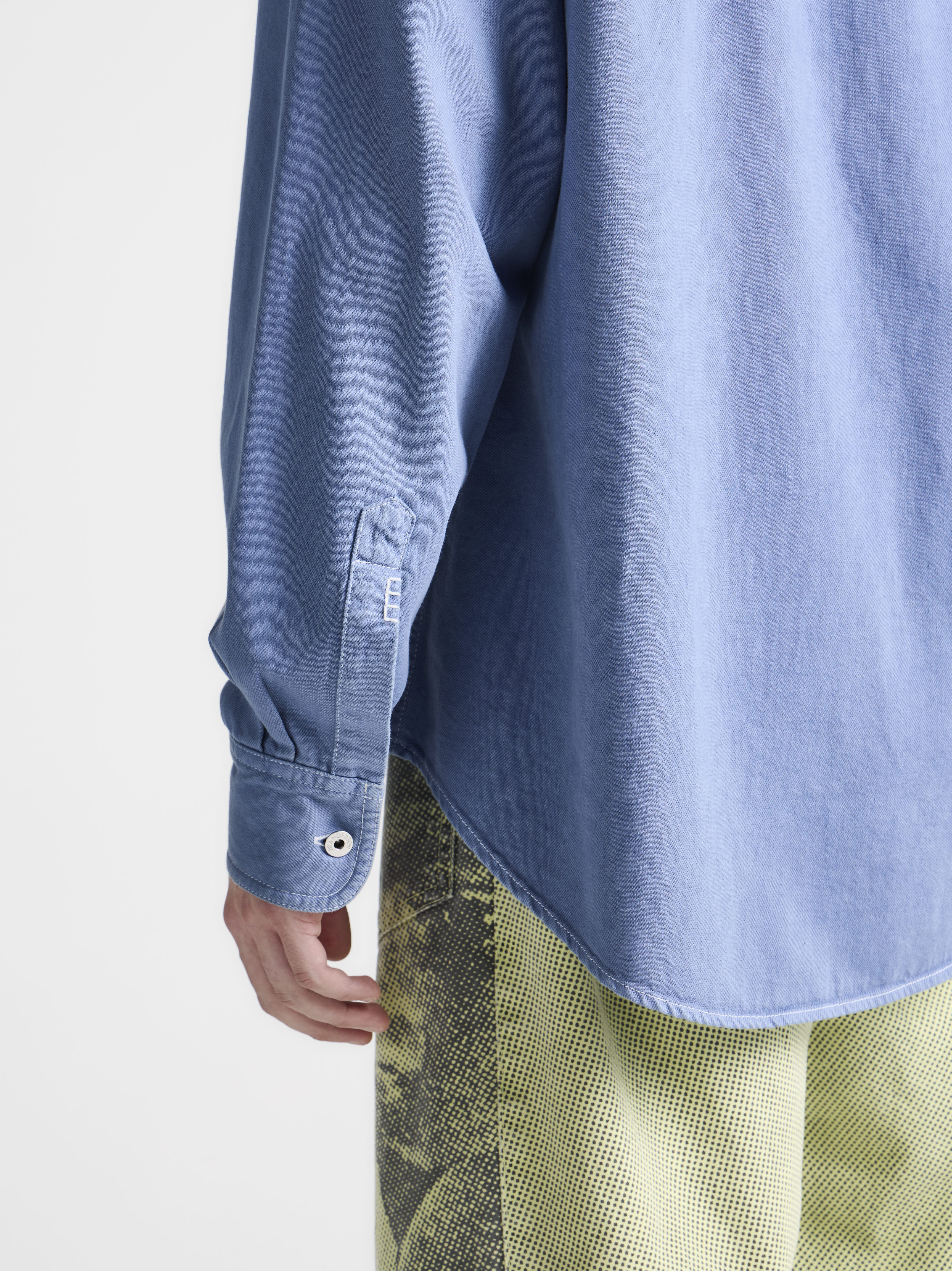 J.W.Anderson Oversized Shirt Hemd French Blue Baumwolle