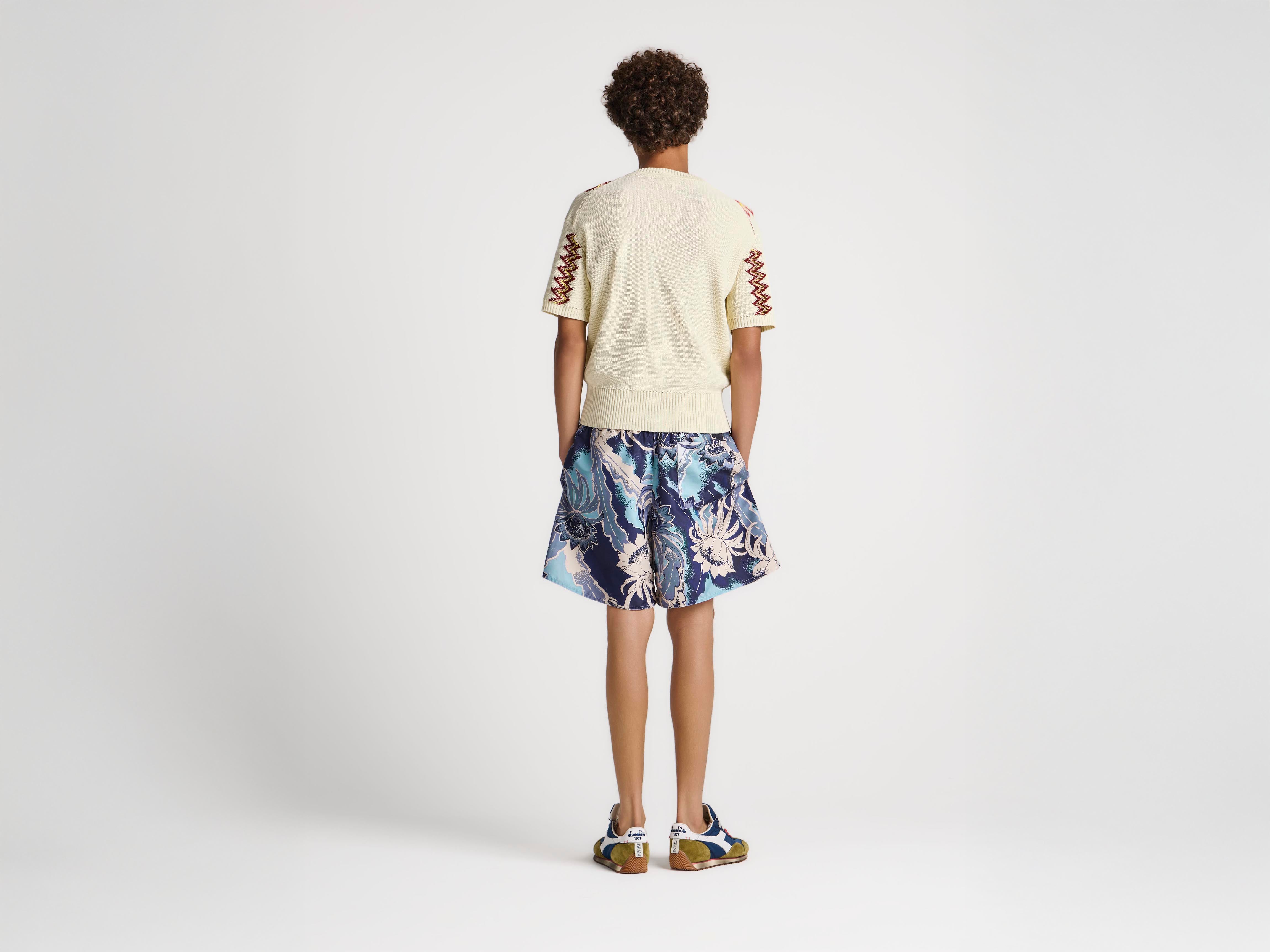 J.W.Anderson Swim Hawaiian Shorts Badehose Saphir Floral