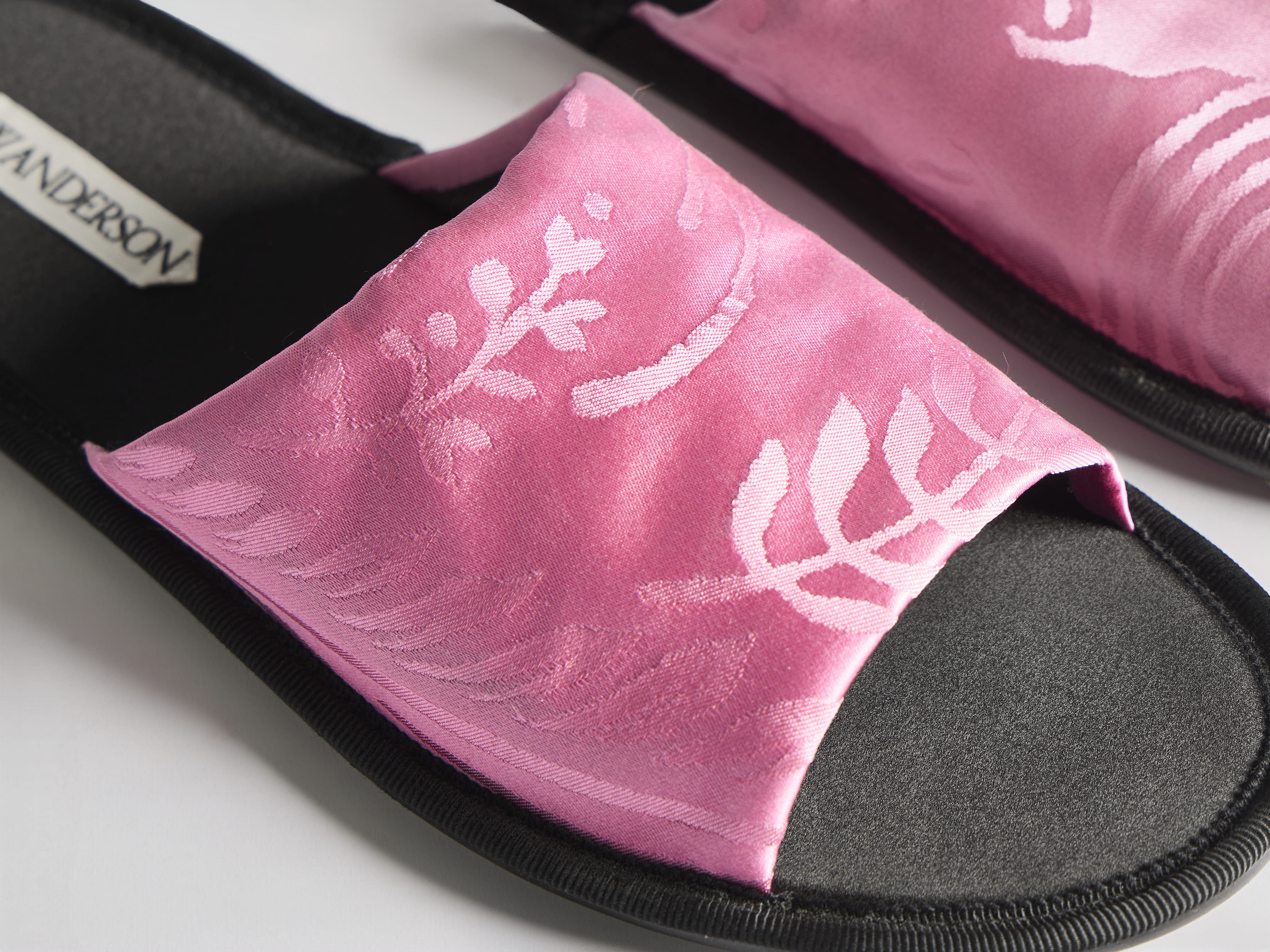 J.W.Anderson Open Toe Slides Pantoletten Camellia Rosa