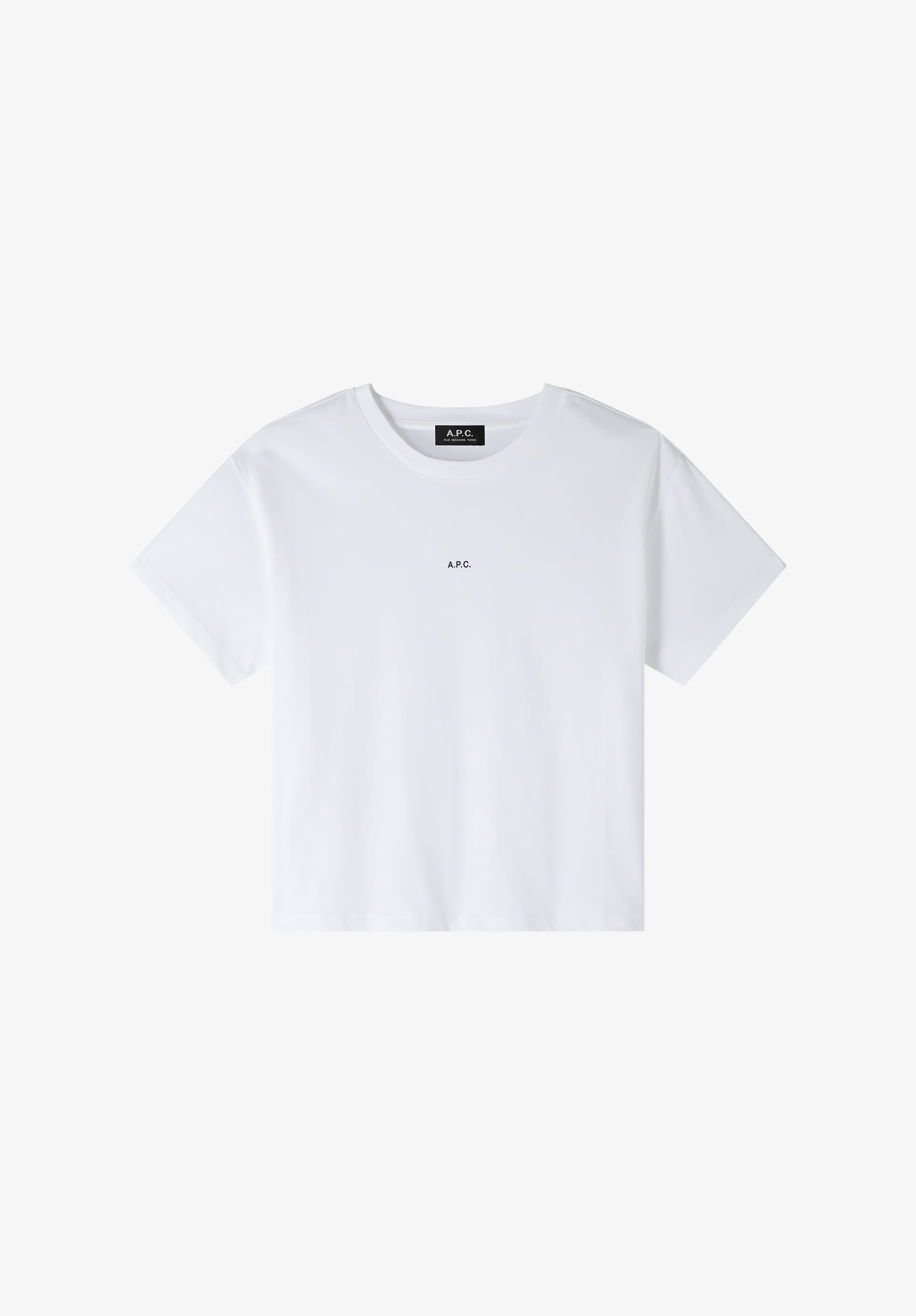 A.P.C. Boxy Micro Logo T-Shirt Baumwolle