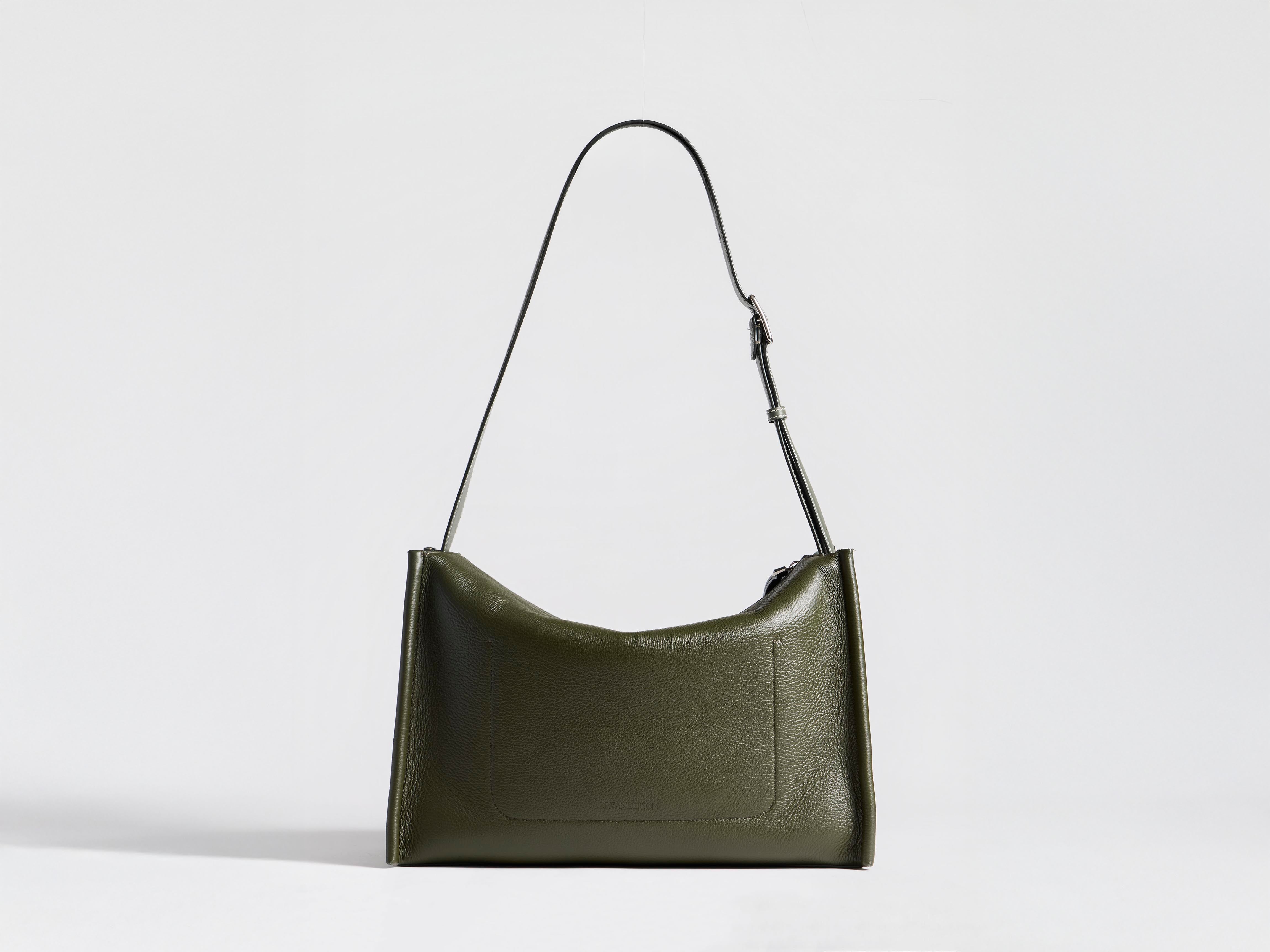 J.W.Anderson Messenger Loafer Tasche Khaki Leder