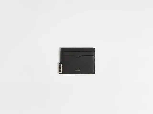 J.W.Anderson Loafer Card Holder Kartenetui Schwarz Leder