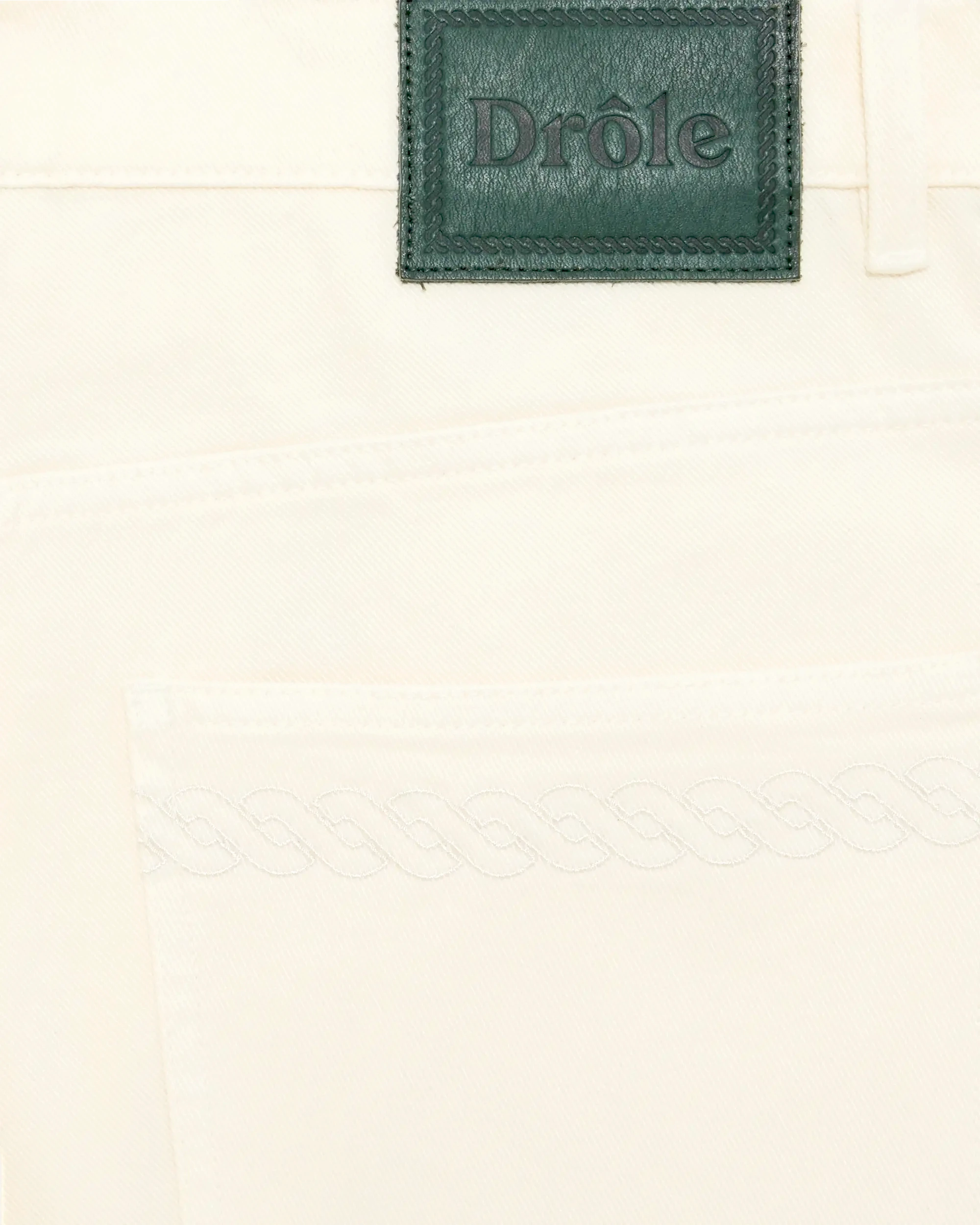 Drôle De Monsieur Le Jean Baggy Jeans écru Baumwolle