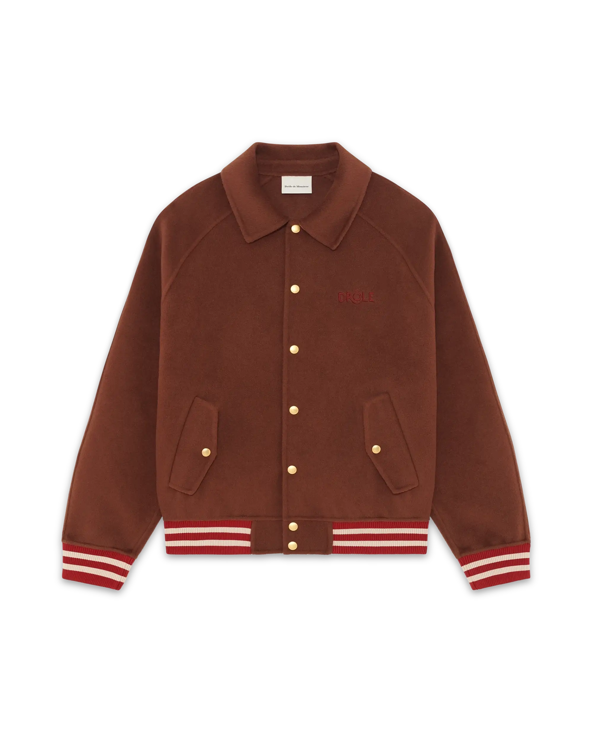 Drôle De Monsieur Bomber Drôle Bomberjacke Wolle Braun