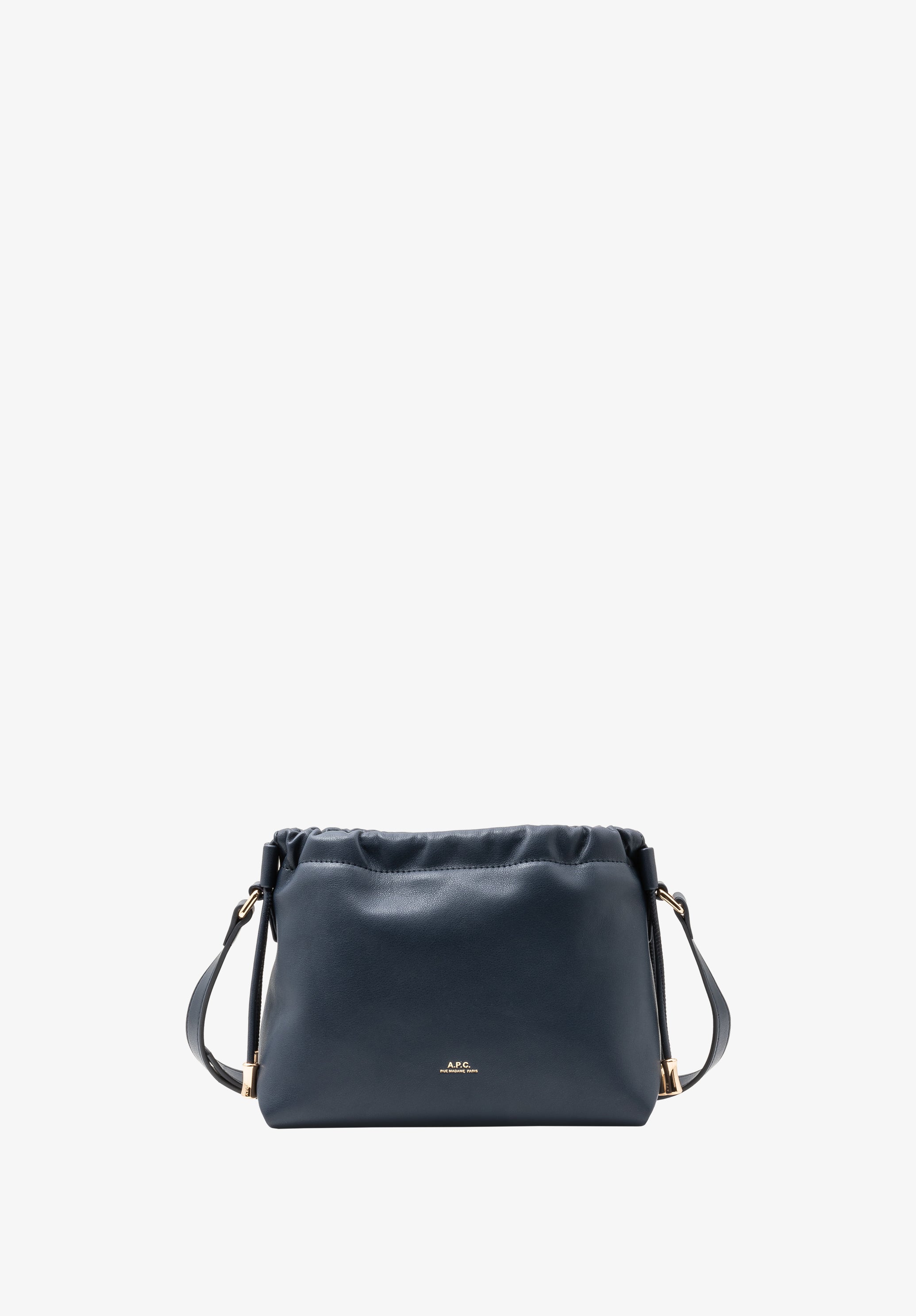 A.P.C. Ninon Mini Umhängetasche blau 22x17
