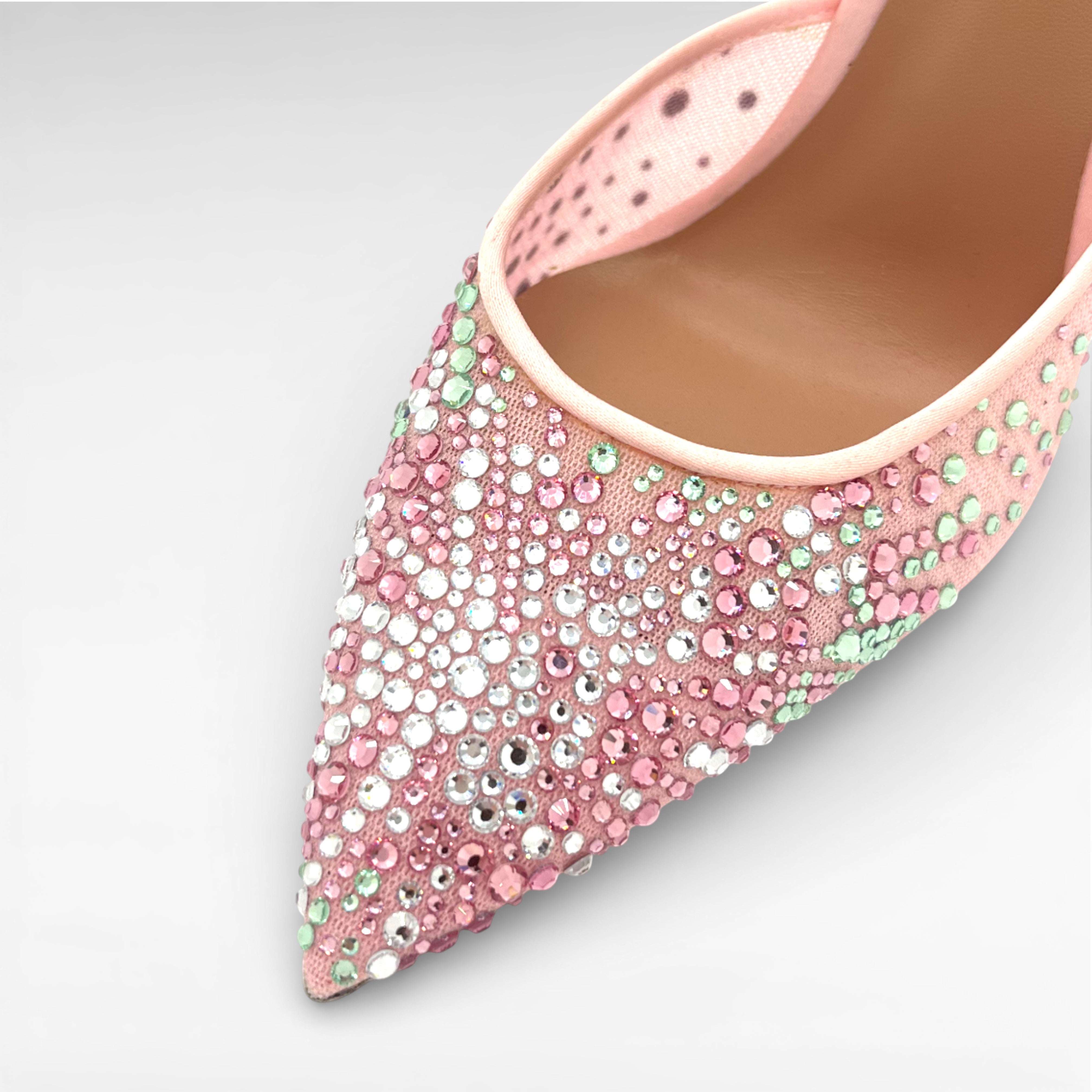 Gedebe Anitta Slingback Pumps Kristall Gr.37-40