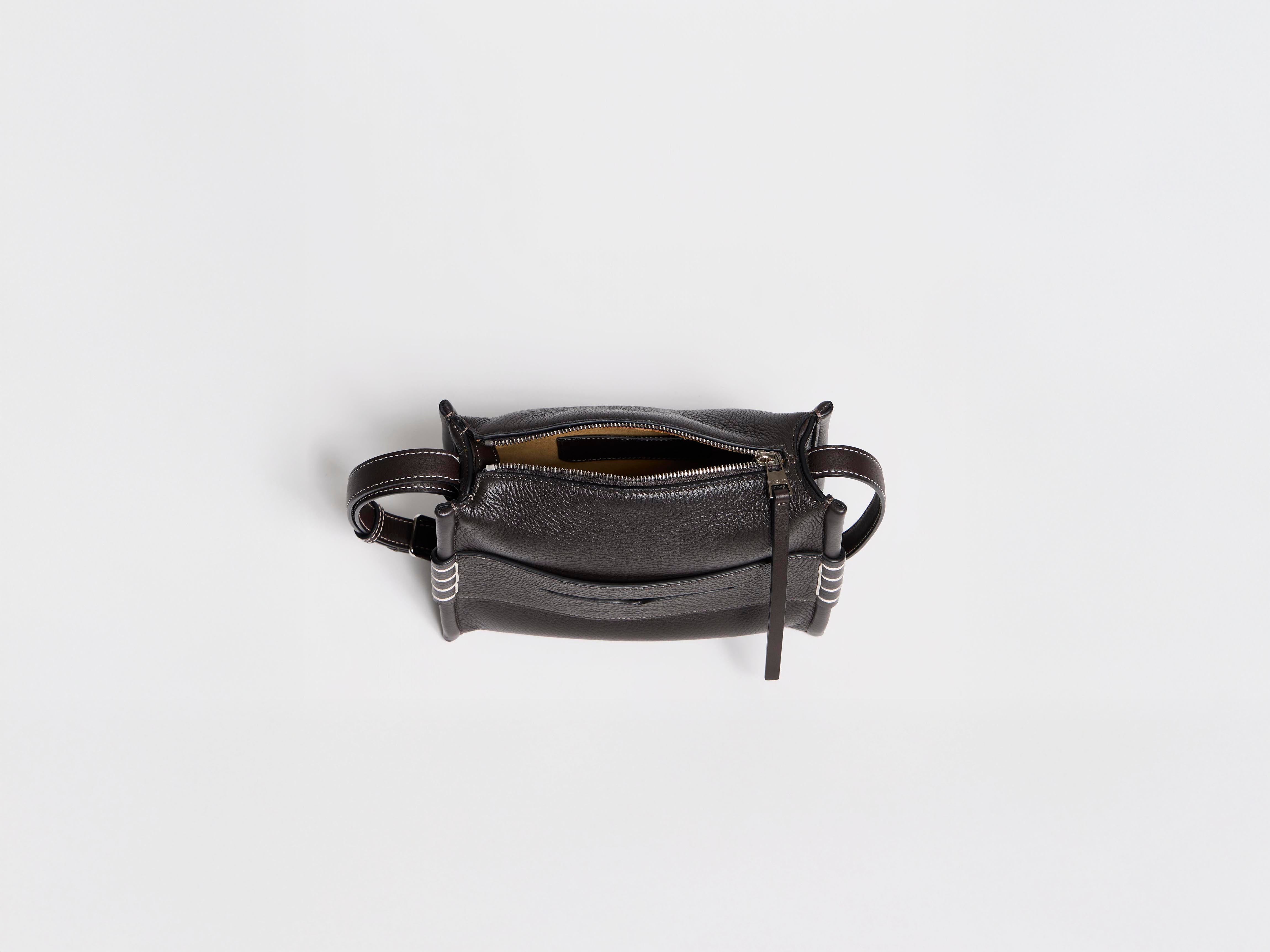 J.W. Anderson Loafer Tasche Small schokobraun Leder