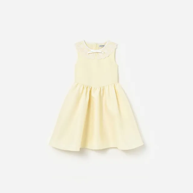 Self Portrait Yellow Taffeta Kinderkleid gelb 6/7