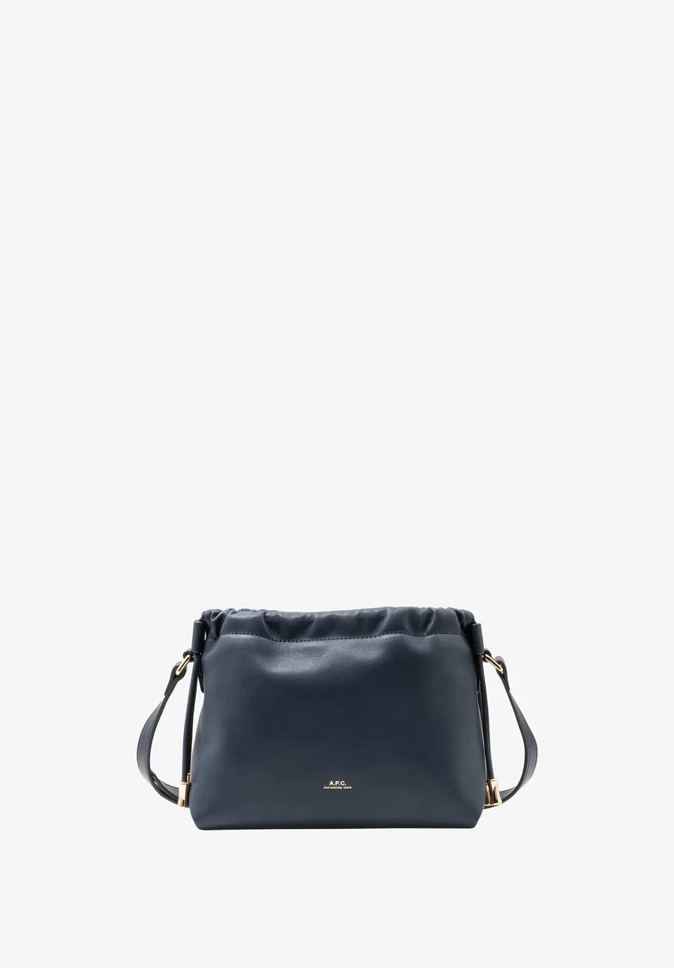 A.P.C. Ninon Mini Umhängetasche blau 22x17