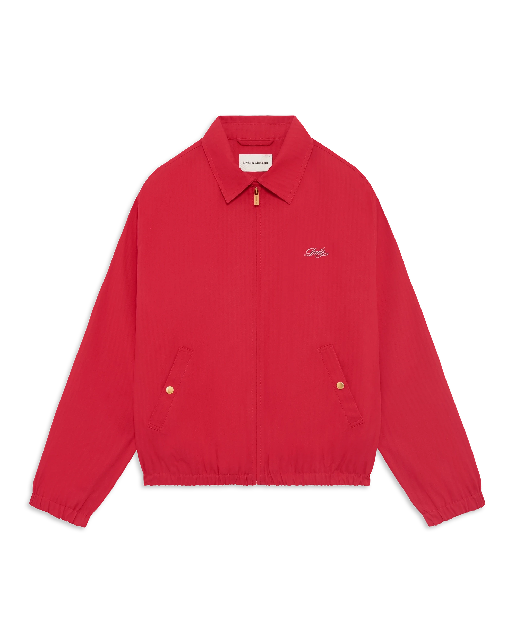 Drôle De Monsieur Drôle Jacke Rot Baumwolle Stickerei