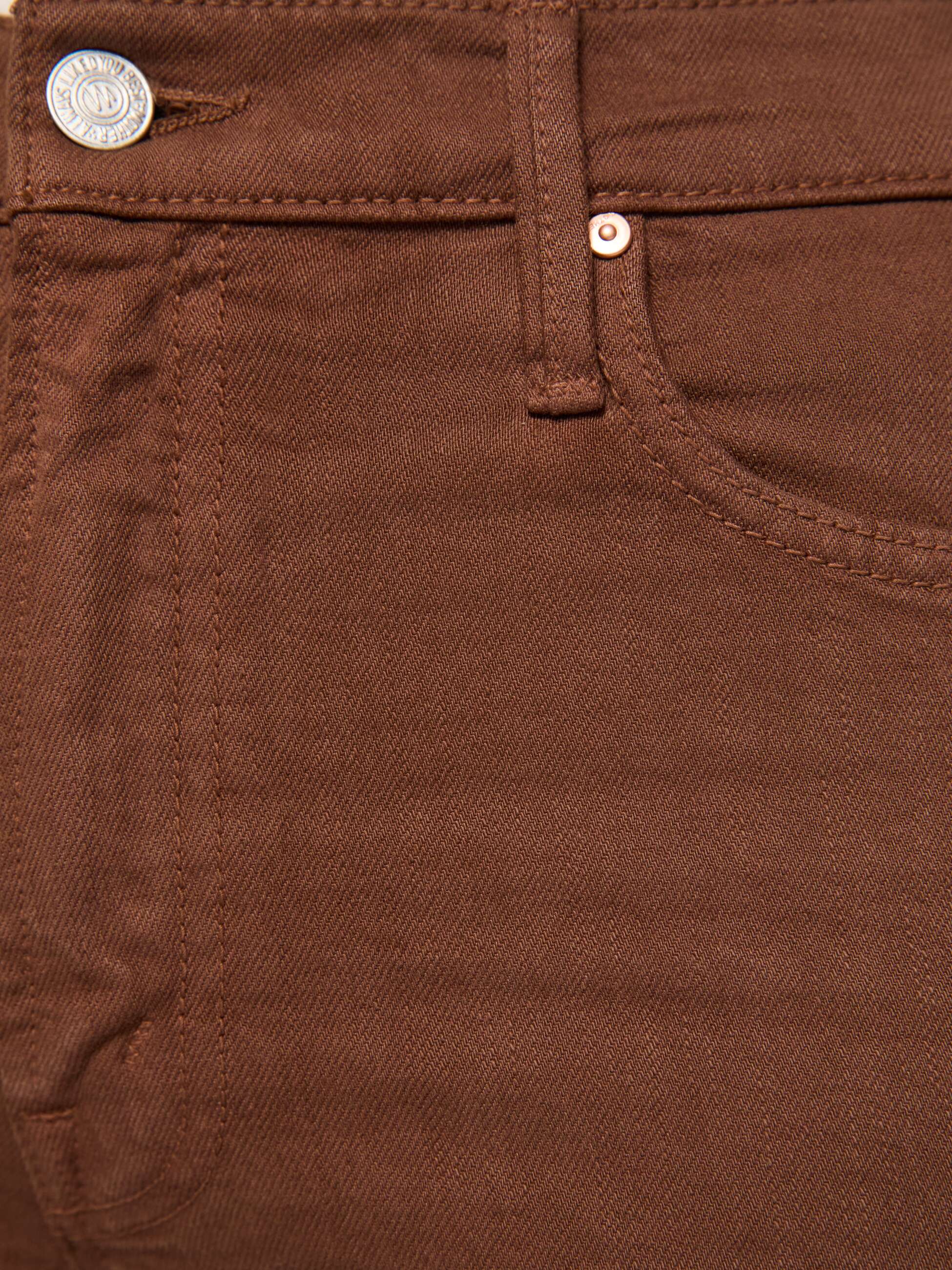 Mother The Kick It Jeans Bison Braun High Waist Straight
