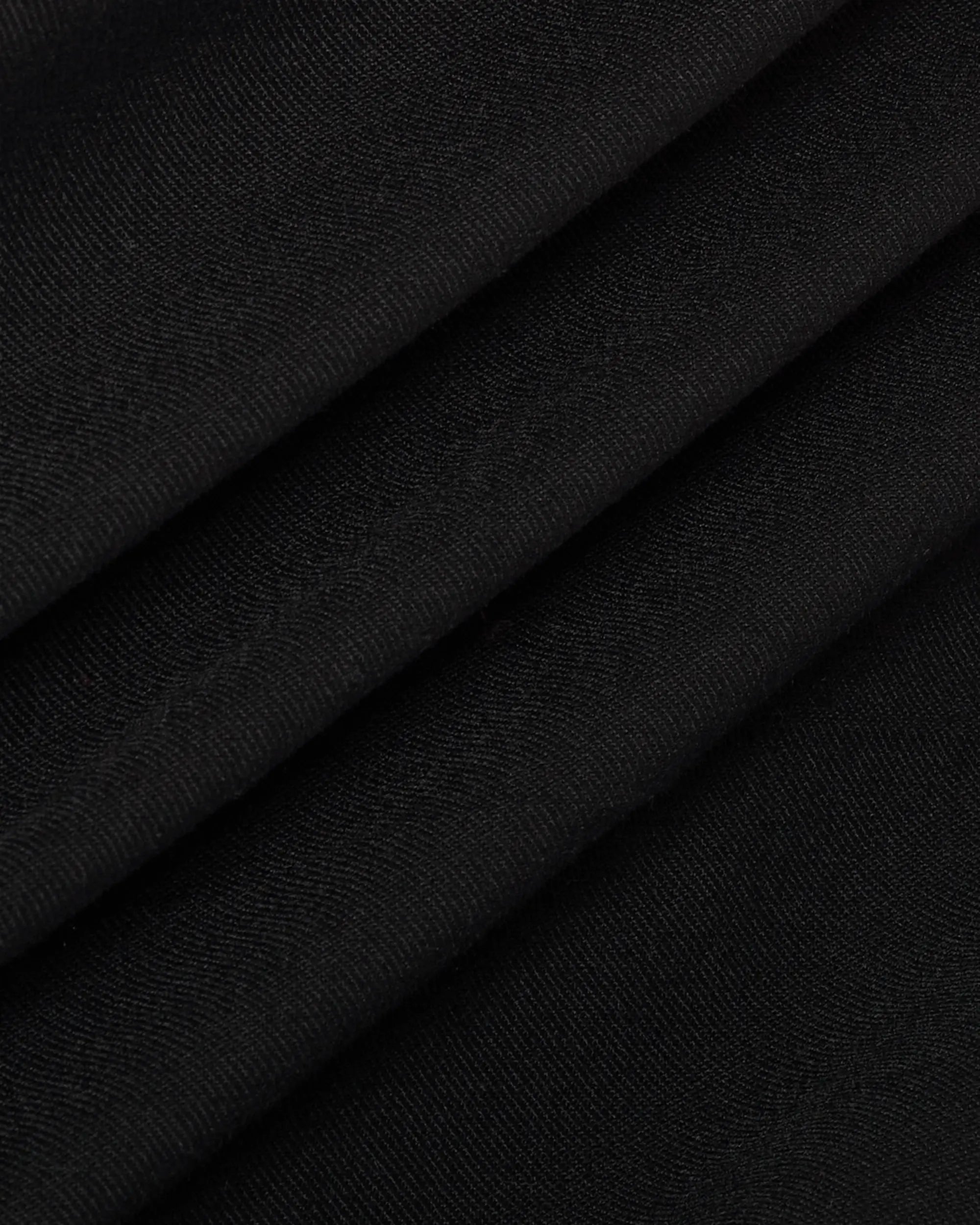 Drôle De Monsieur Pantalon Droit Hose Schwarz Wolle
