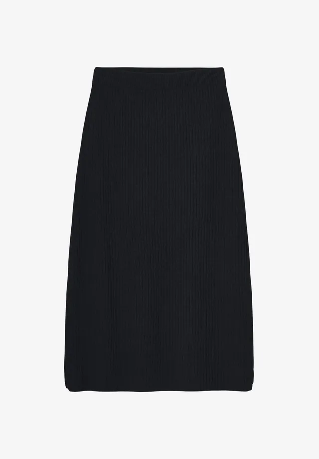 A.P.C. Rock Merinowolle marineblau lang M