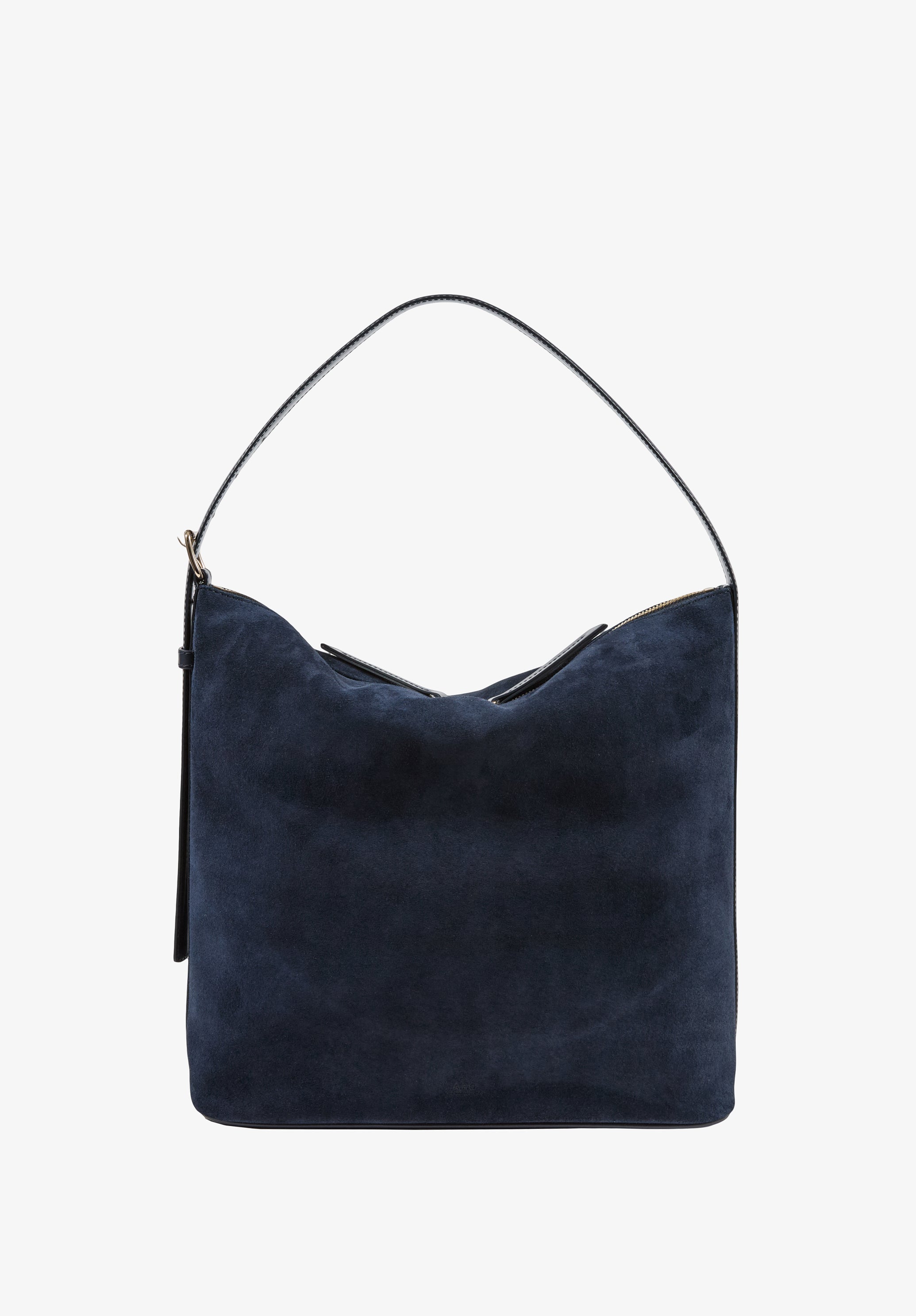 A.P.C. Vera Tasche Leder TU blau Wildleder
