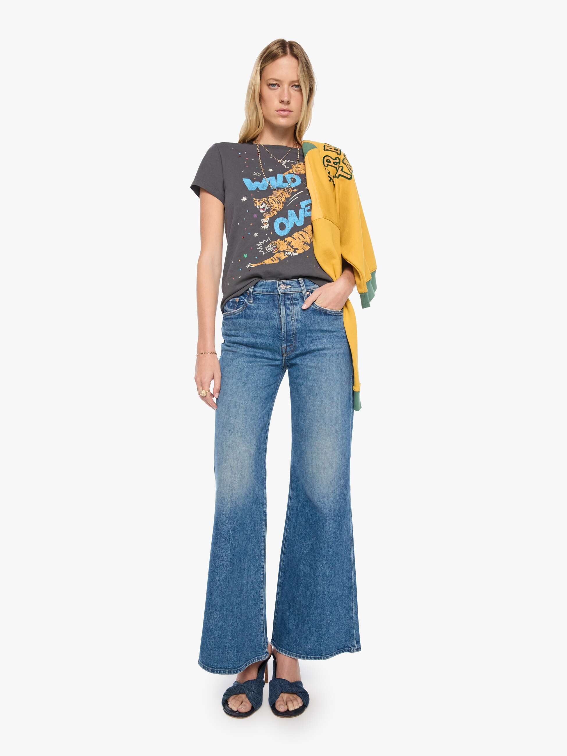 Mother The Boxy Goodie Goodie T-Shirt Wild One