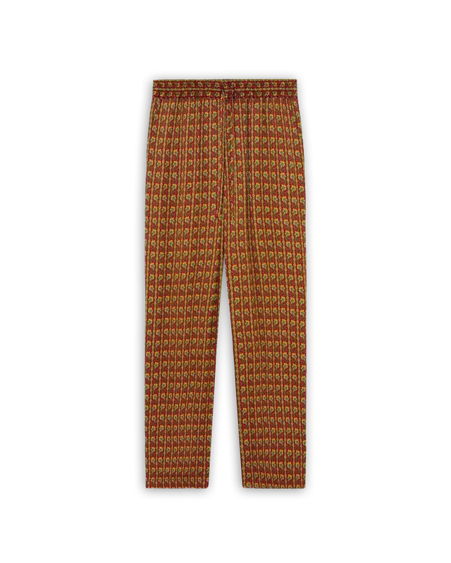 Drôle De Monsieur Pantalon Paisley Viscose Hose rot