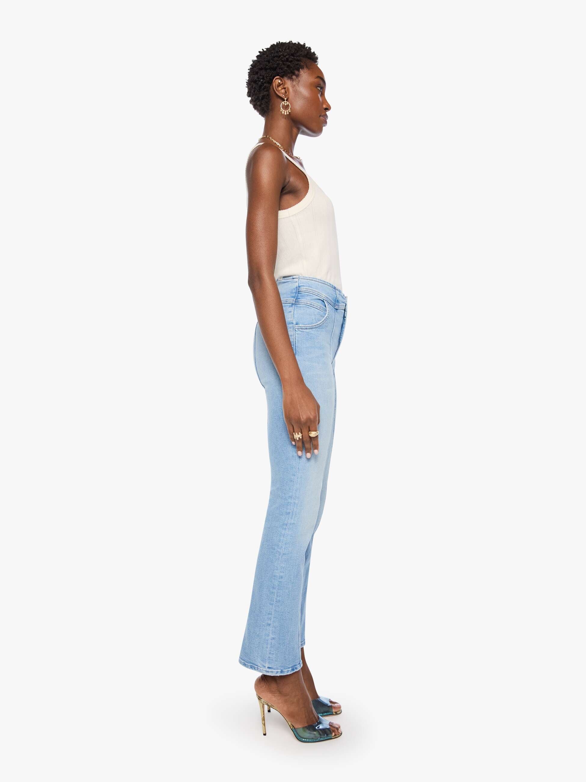 MOTHER Denim The Western Hustler Hover Jeans Derby Doll Flare