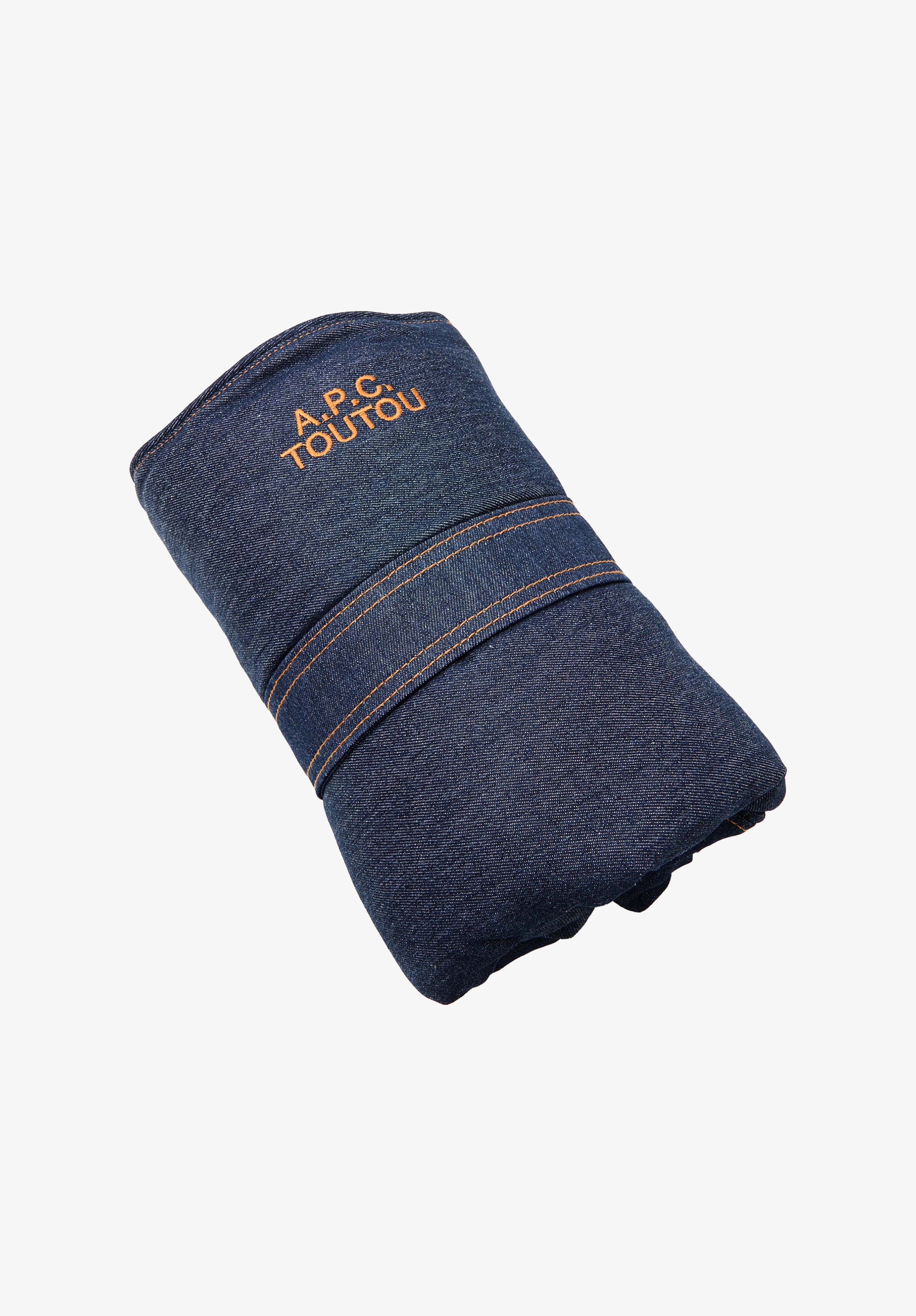 A.P.C. ACCESSORIES Hundekorb Kunstfell TU Toutou-Stickerei