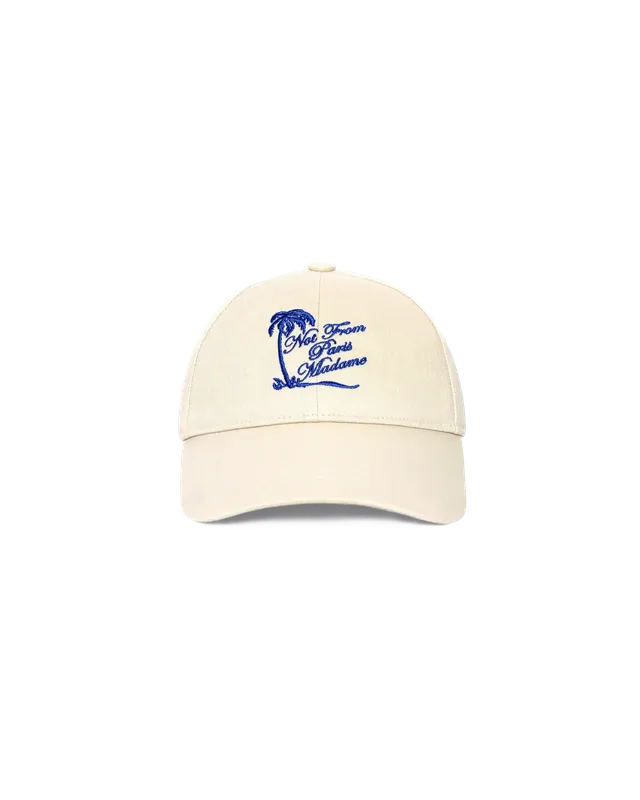 Drôle De Monsieur Palmiers Basecap off white Baumwolle