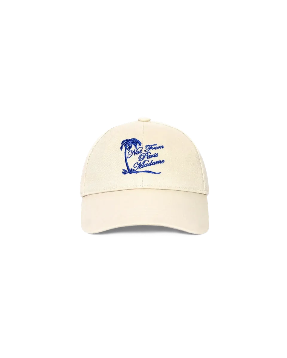 Drôle De Monsieur Palmiers Basecap off white Baumwolle