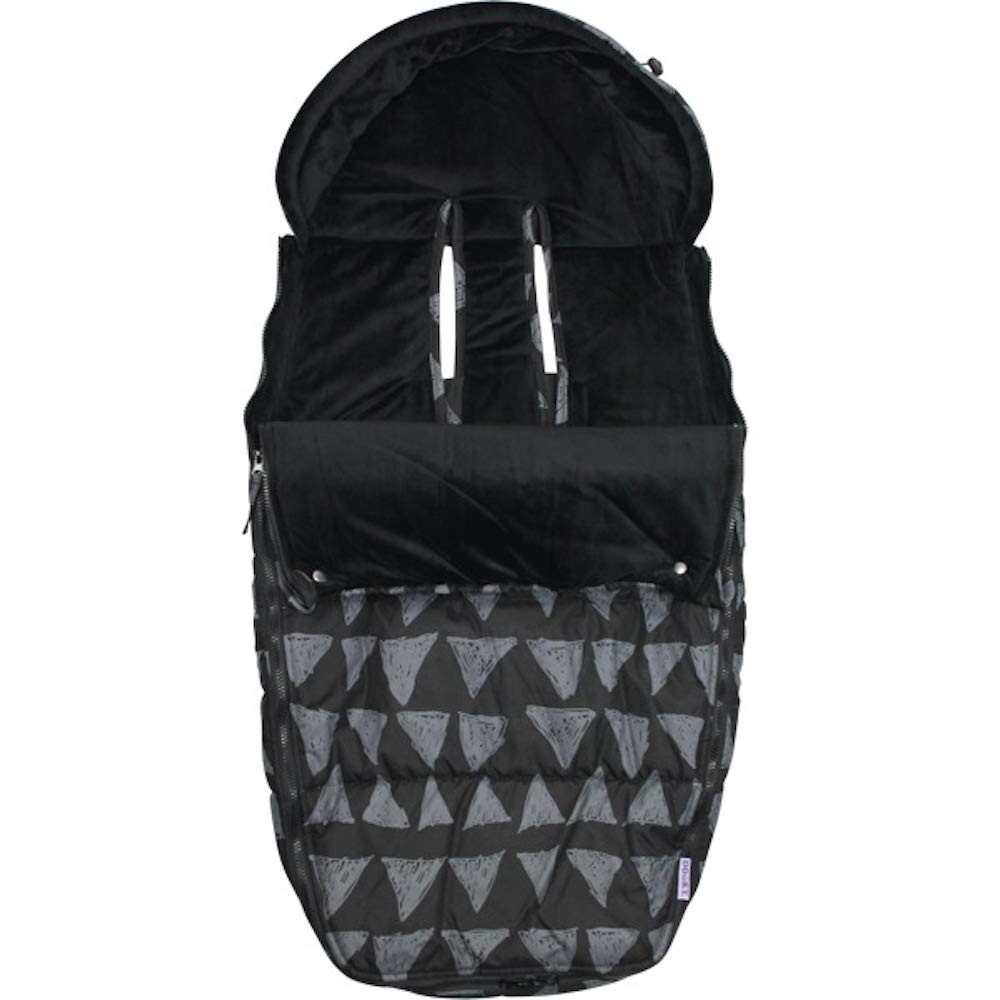 Dooky Footmuff Fußsack L Black Tribal 98x50 cm Winter Wasserdicht