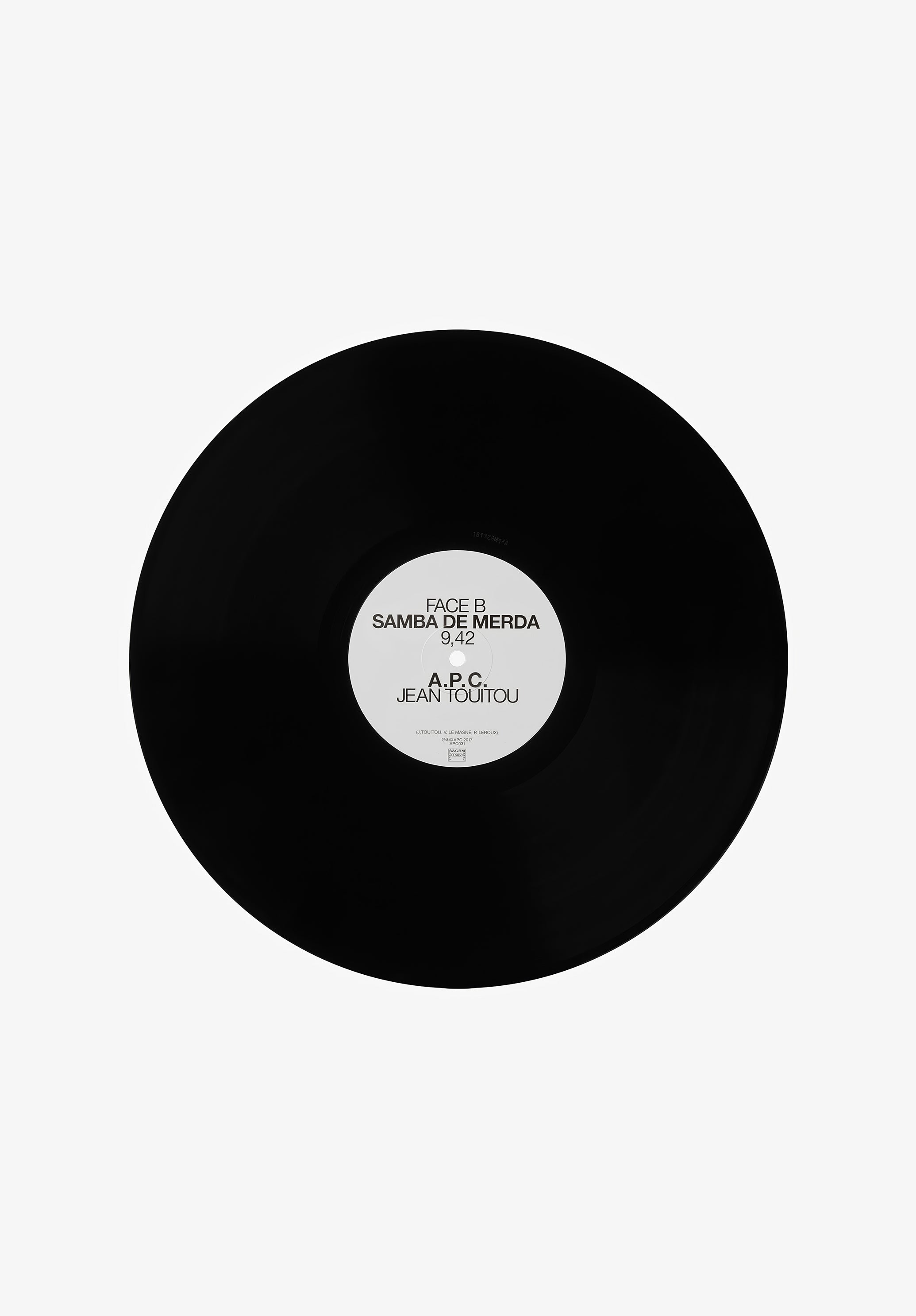 A.P.C. Svaluation Samba de Merda Vinyl Jean Touitou