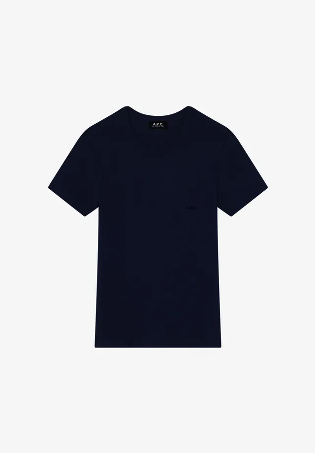 A.P.C. T-Shirt Bio-Baumwolle marineblau Gr. M