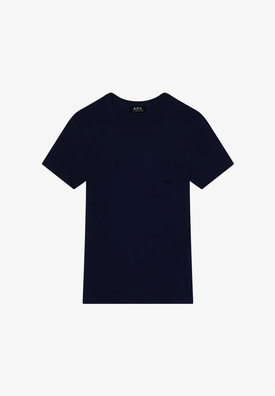 A.P.C. T-Shirt Bio-Baumwolle marineblau Gr. M