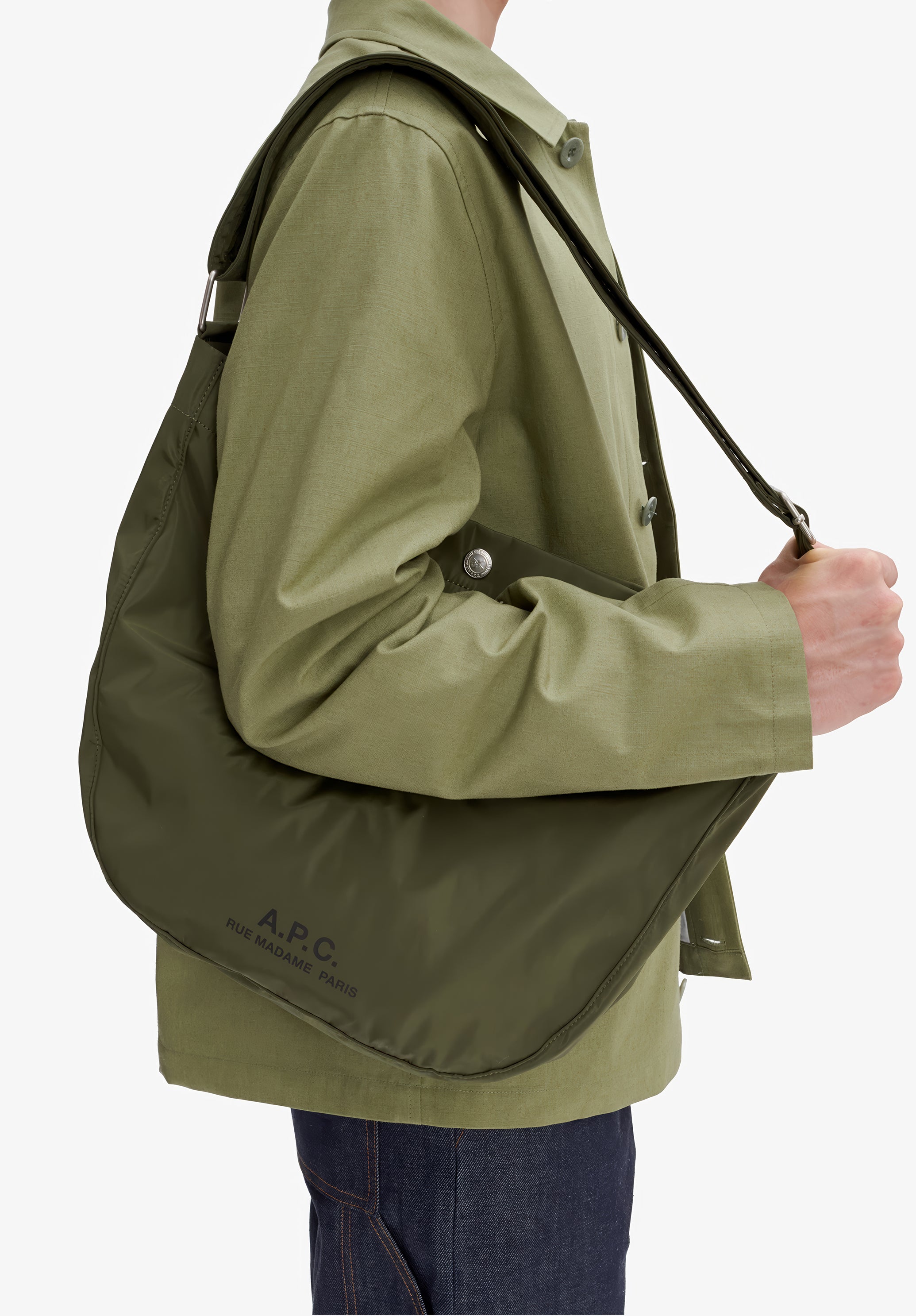 A.P.C. Journal Tote Umhängetasche TU verstellbarer Riemen
