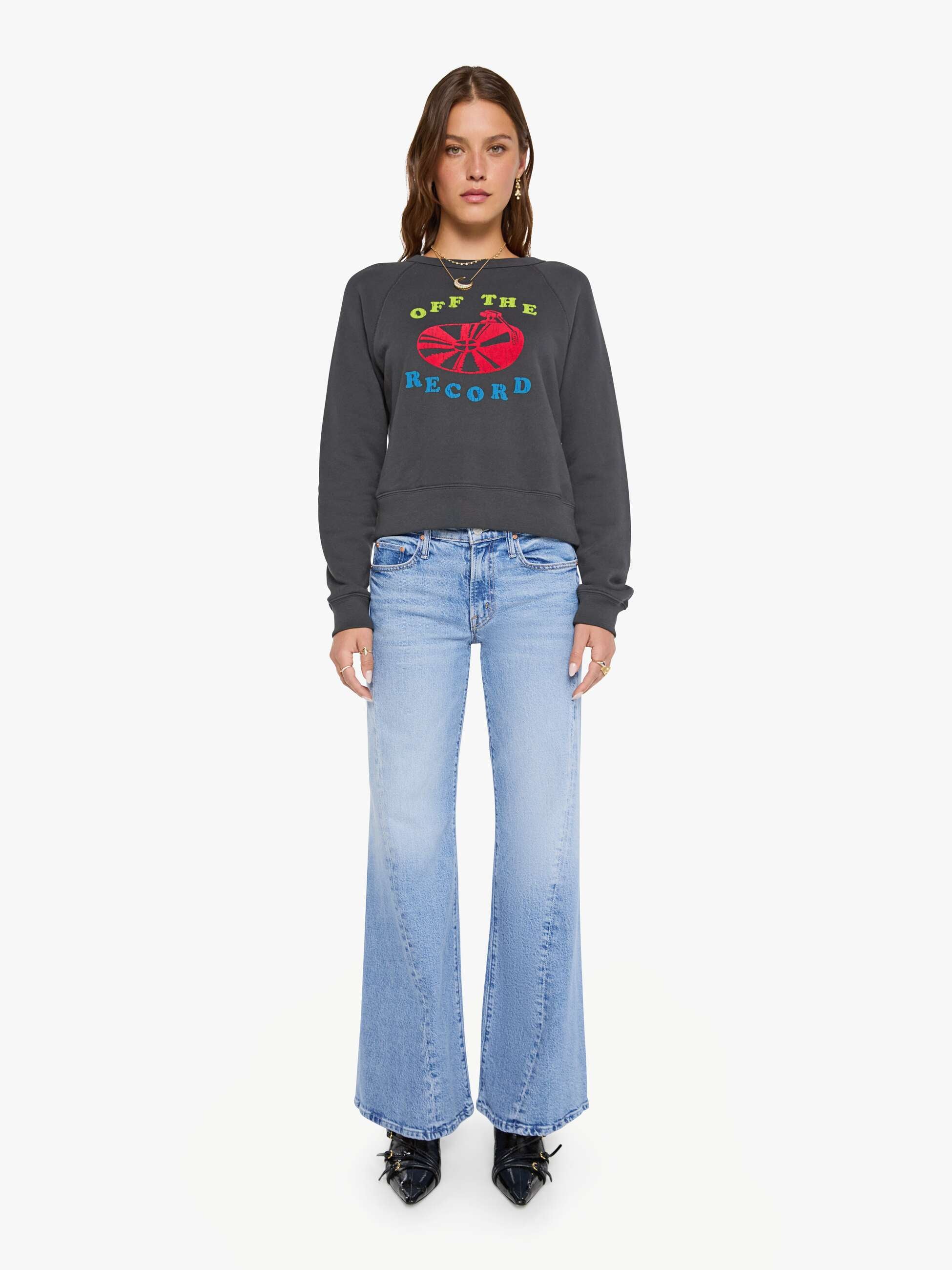 Mother The Itty Concert Sweatshirt Off The Record grau