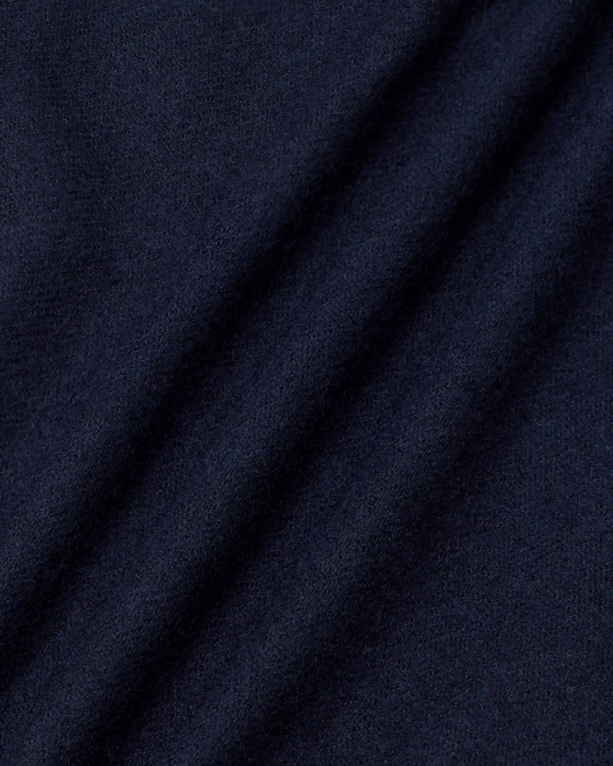 Drôle De Monsieur Double Breasted Flannel Jacket Sakko Navy Wolle