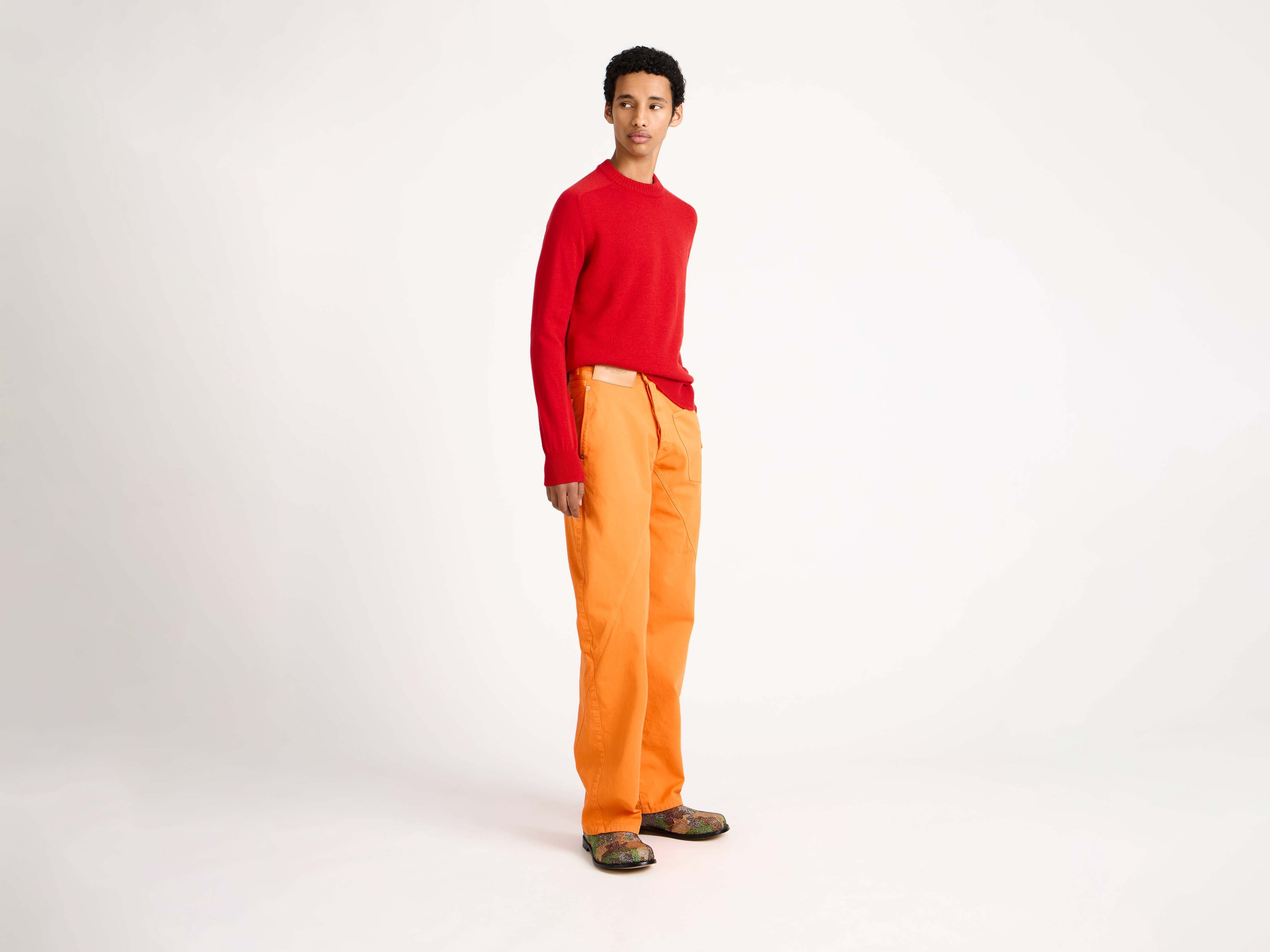 J.W.Anderson Raglan Jumper Strickpullover Rot Herren