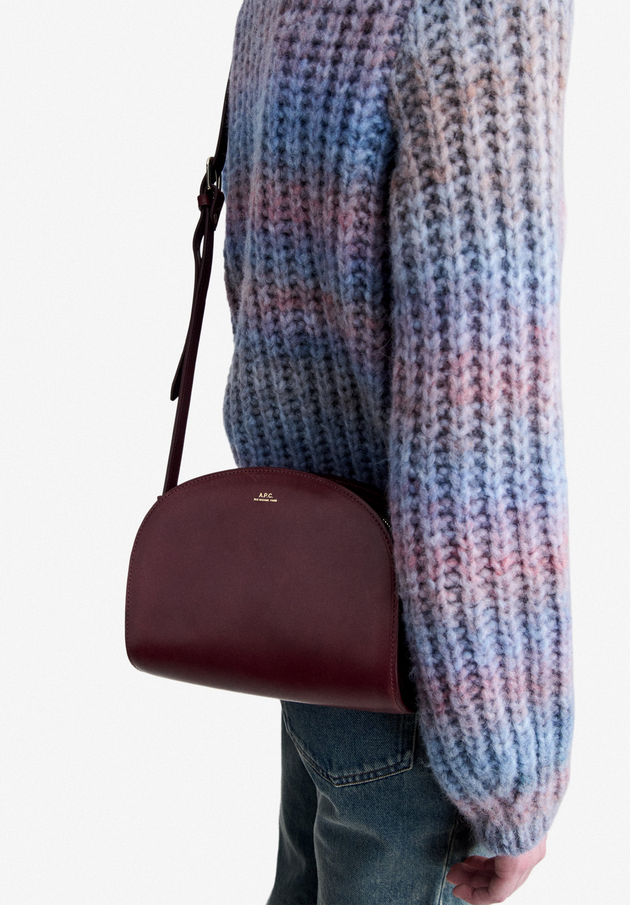 A.P.C. Demi-Lune Tasche Umhängetasche Halbmond