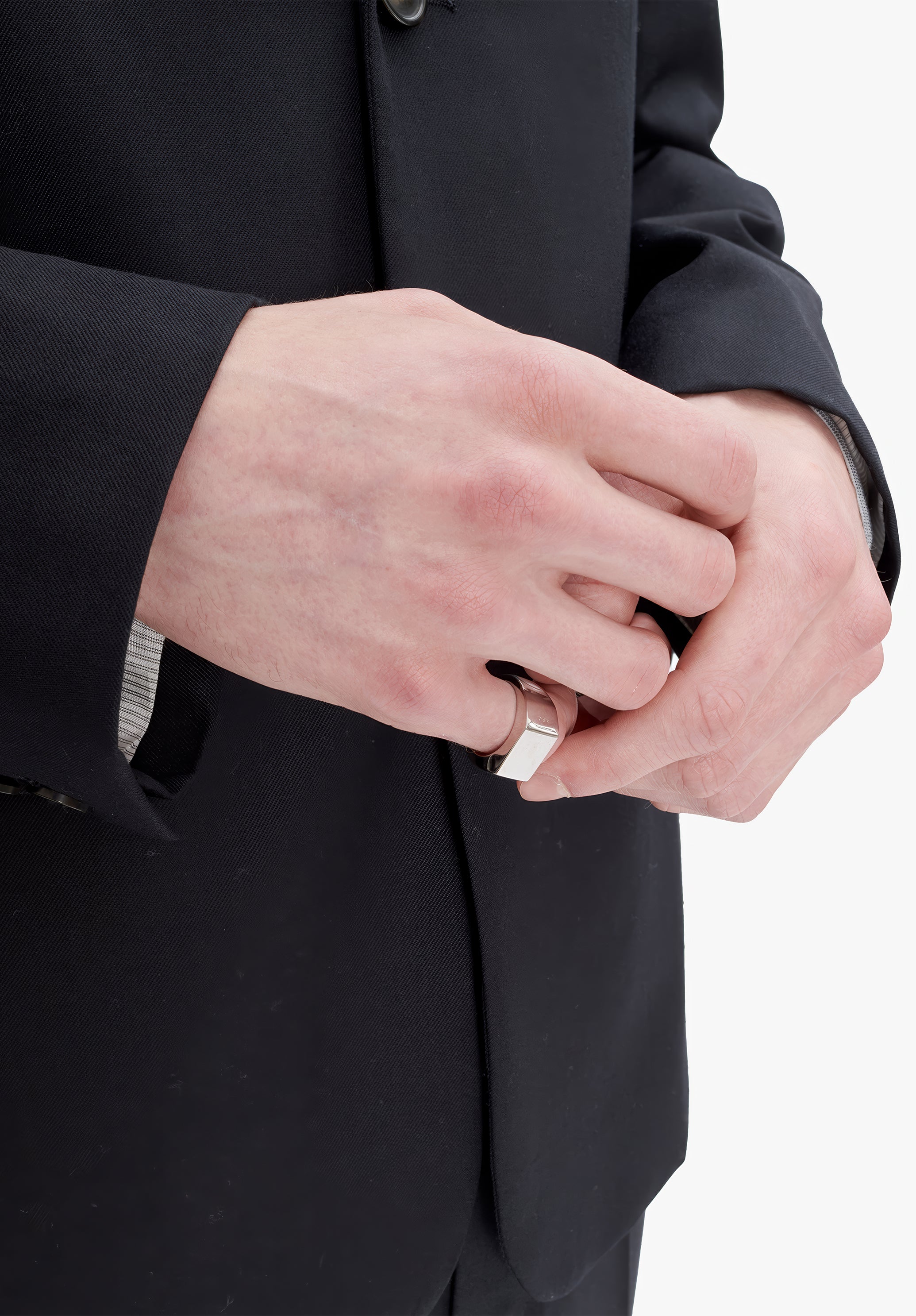 A.P.C. Accessories Siegelring Minimal Ring Silber Gr. 54