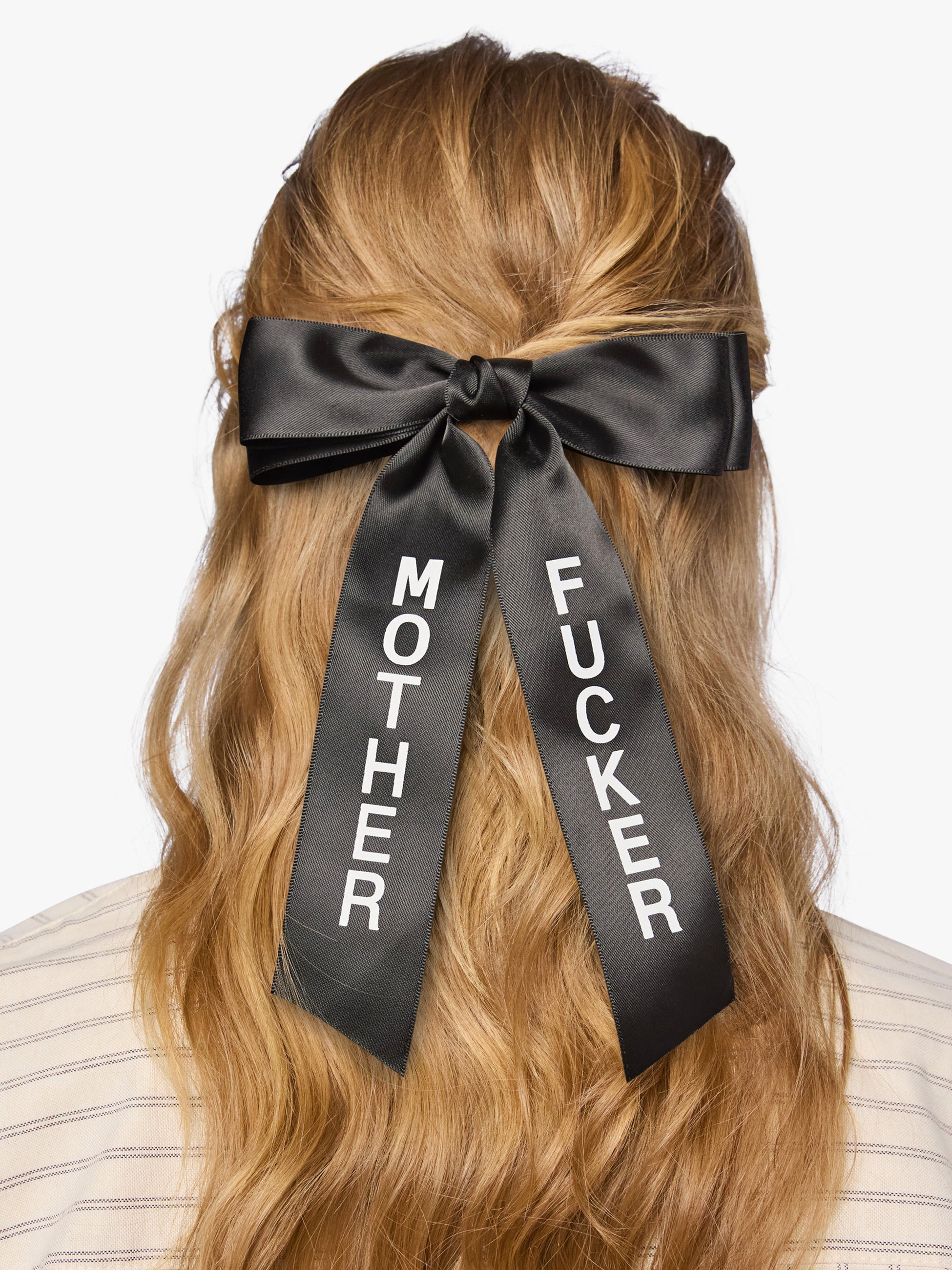 Mother The Hair Bow Haarschleife Schwarz Satin O/S