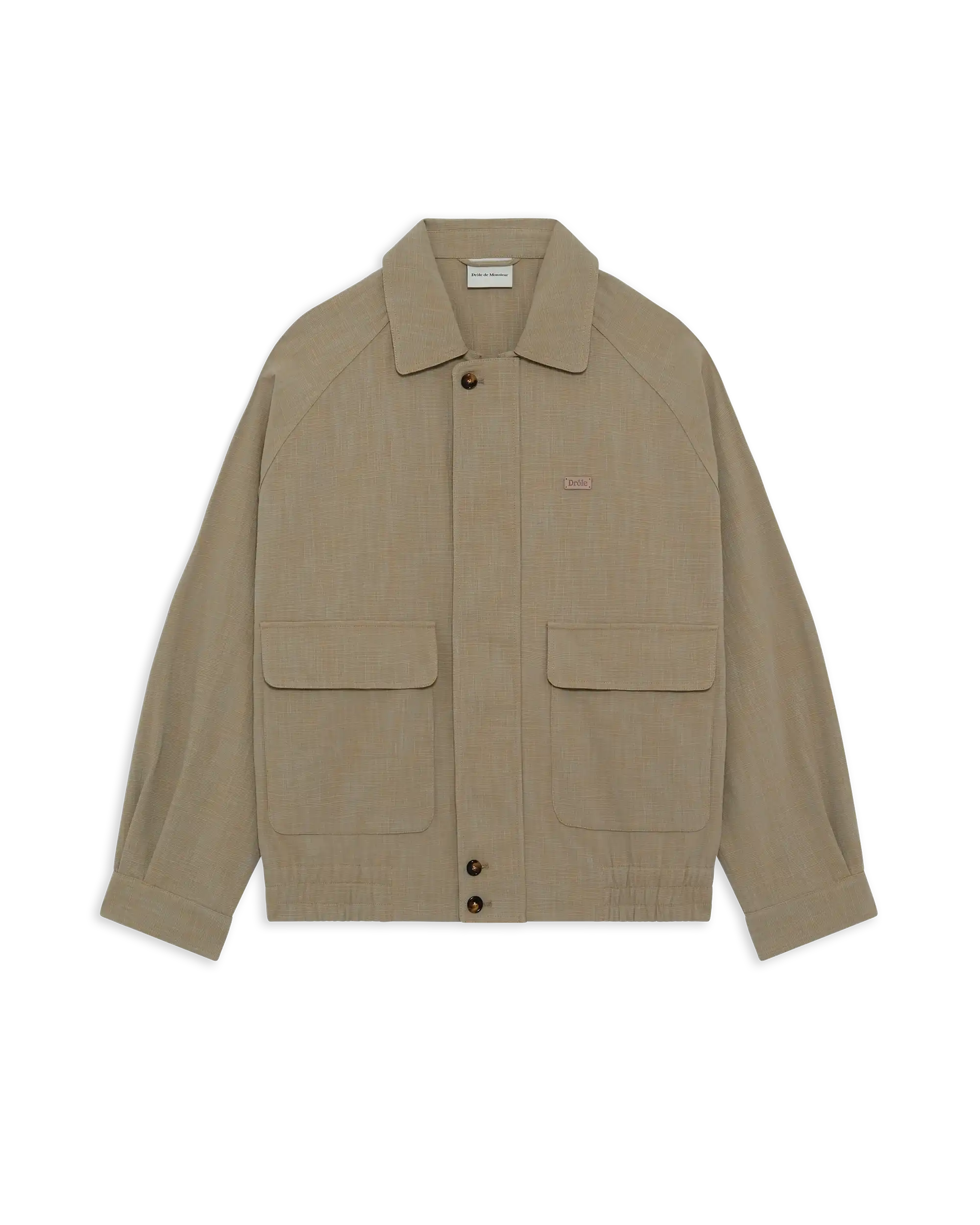 Drôle De Monsieur Raglan Blouson Khaki Baumwollmix