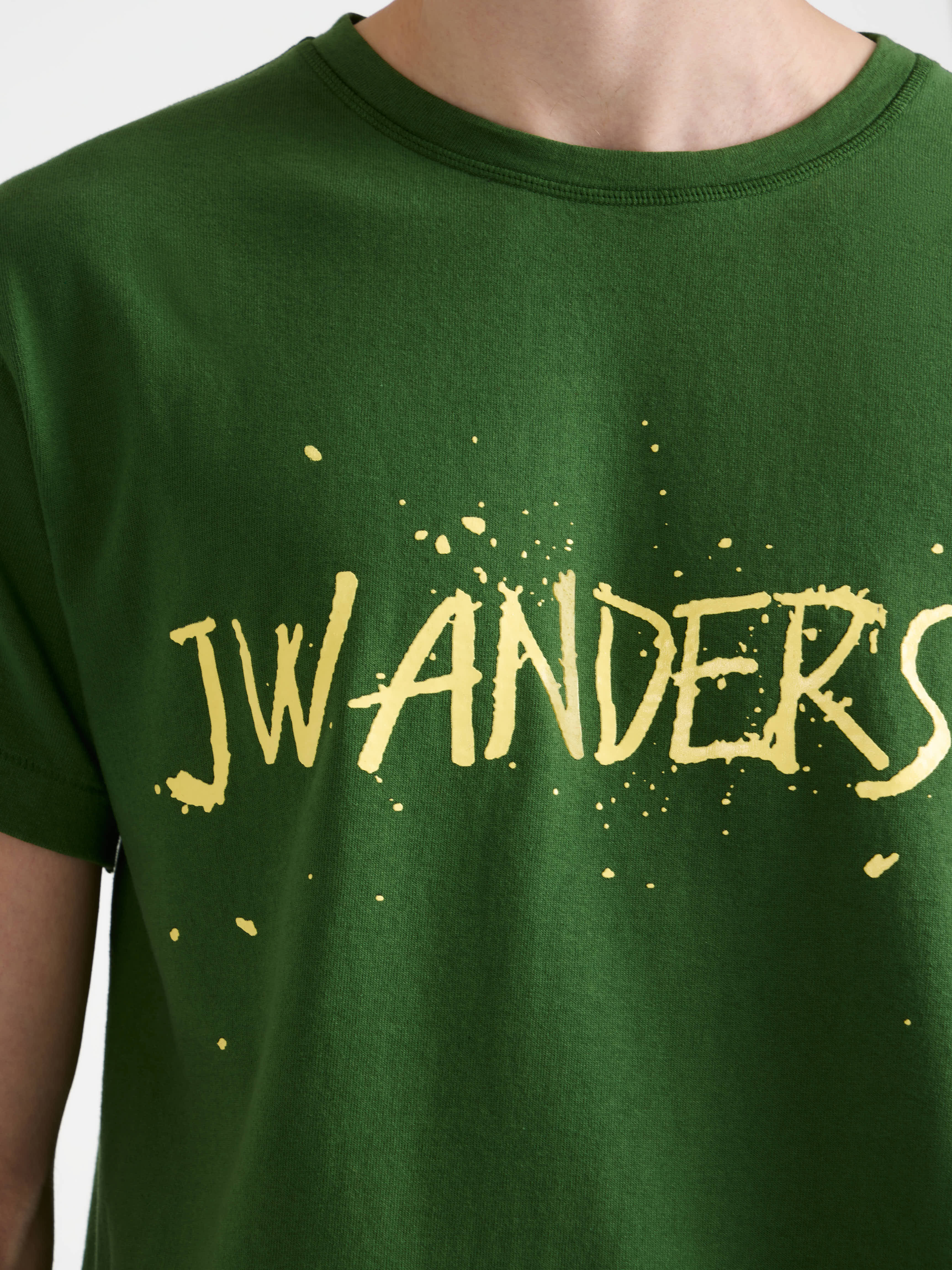 J.W.Anderson Shirts Circular T-Shirt Jersey Grün S M L