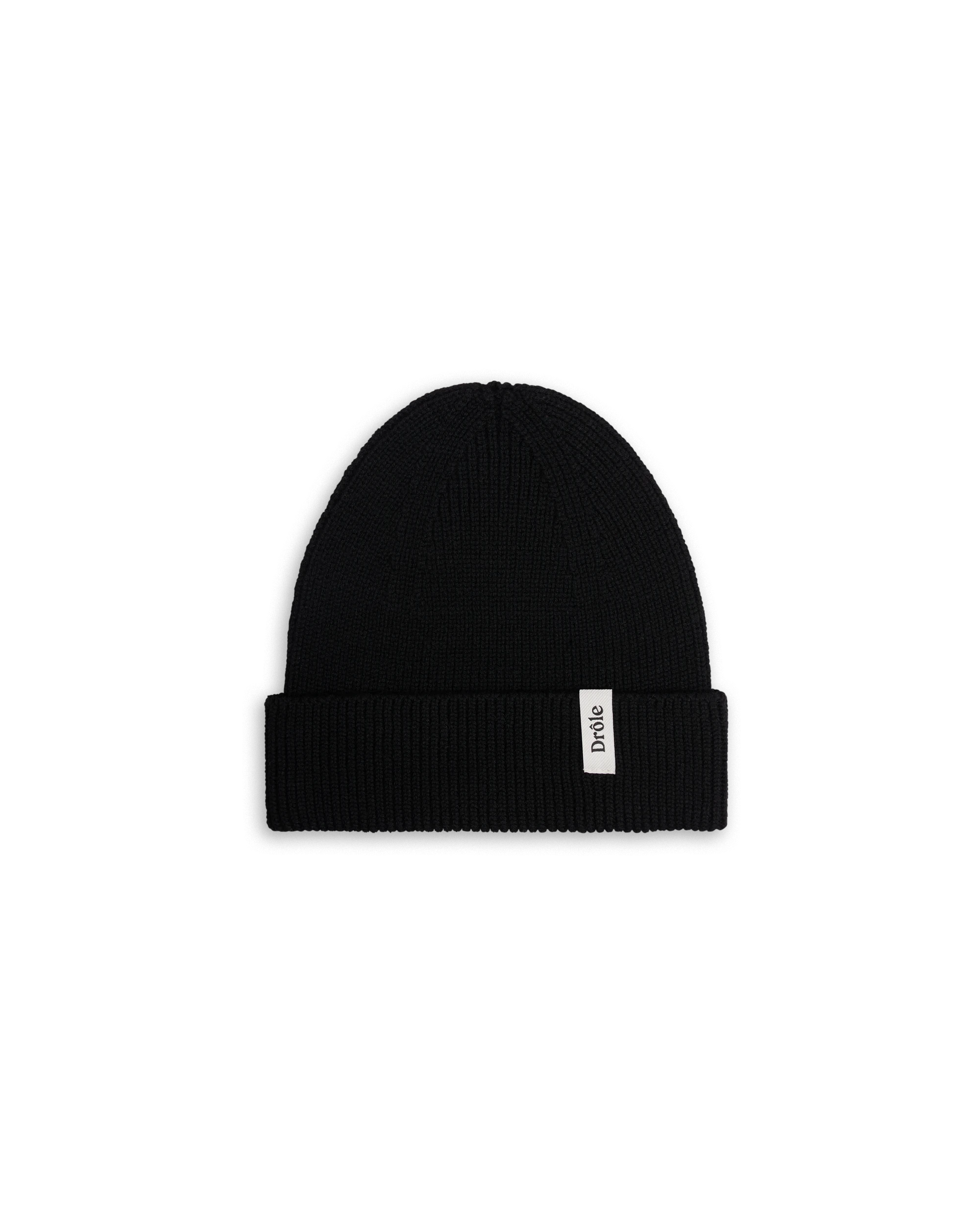 Drôle De Monsieur Le Bonnet Mütze Wolle Schwarz