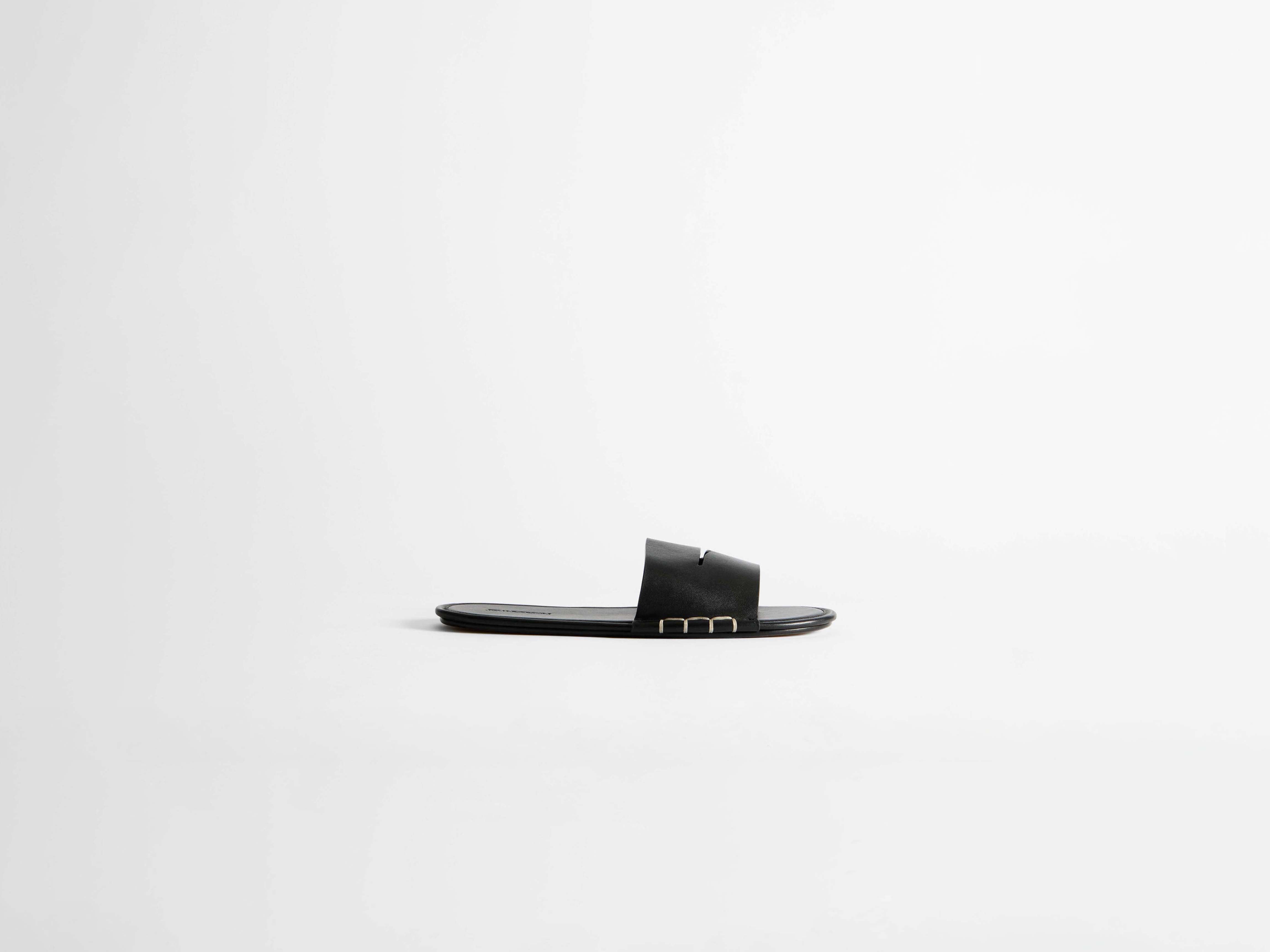 J.W.Anderson Loafer Slides Pantoletten Schwarz Wildleder Damen