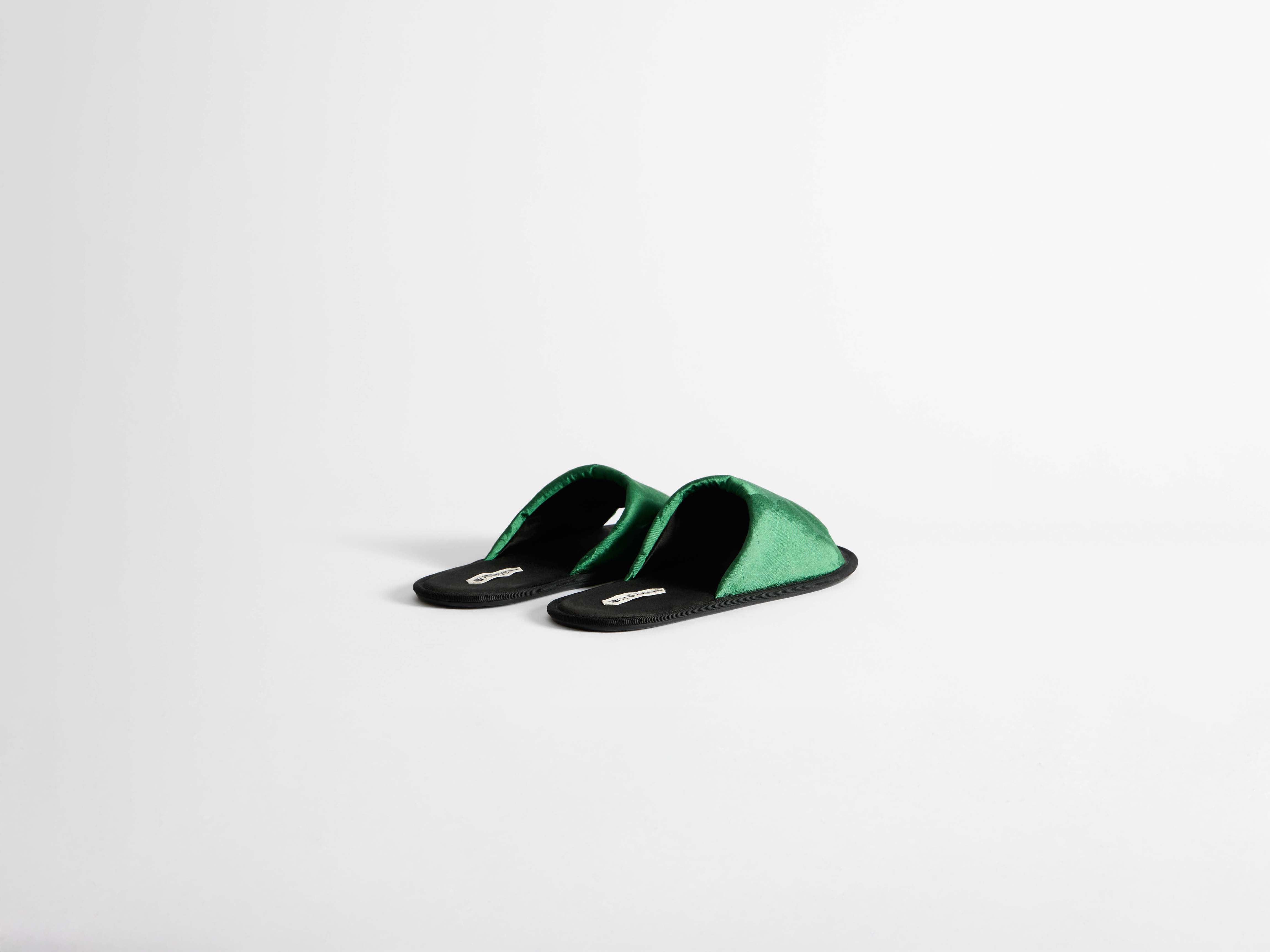 J.W.Anderson Shoes Open Toe Slides Pantoletten Smaragd