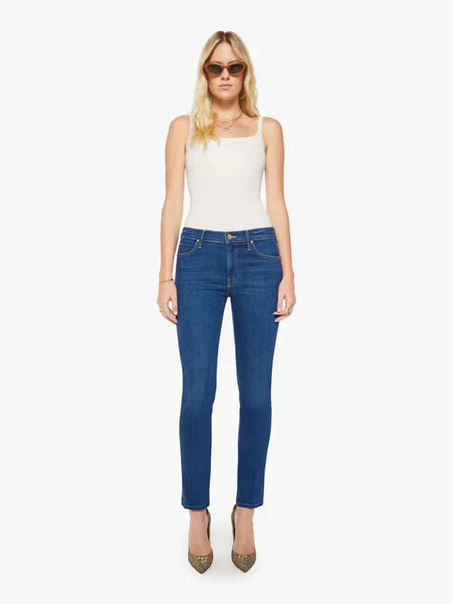 Mother Denim The Rascal Skimp Jeans Pinkies Up Mid Rise