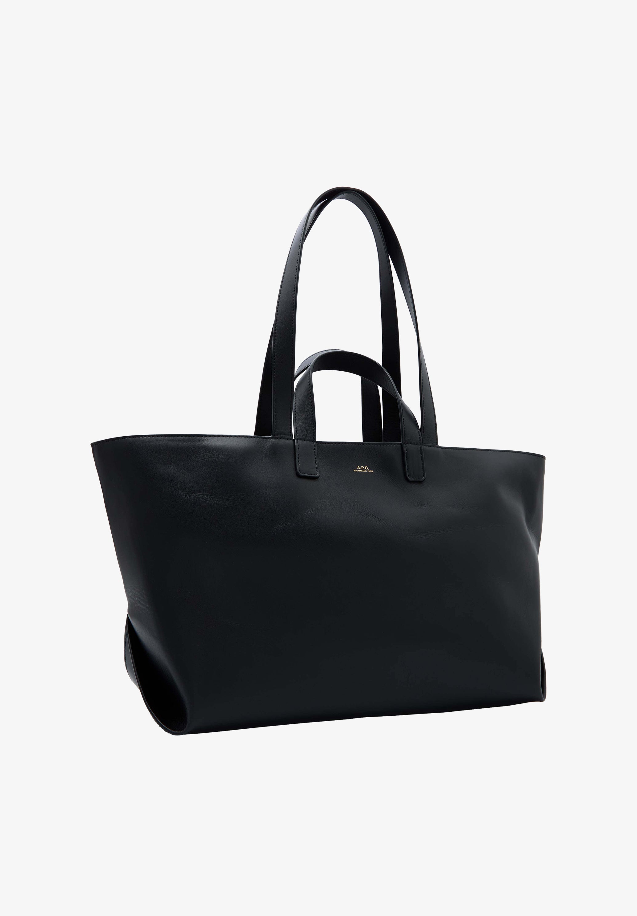A.P.C. Tasche Drummer Glattleder Schultertasche 53cm