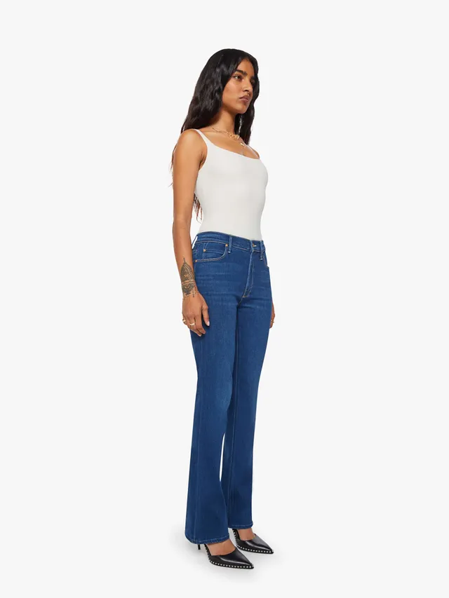 MOTHER Denim Petites The Lil Runaway Jeans Pinkies Up Mid Rise
