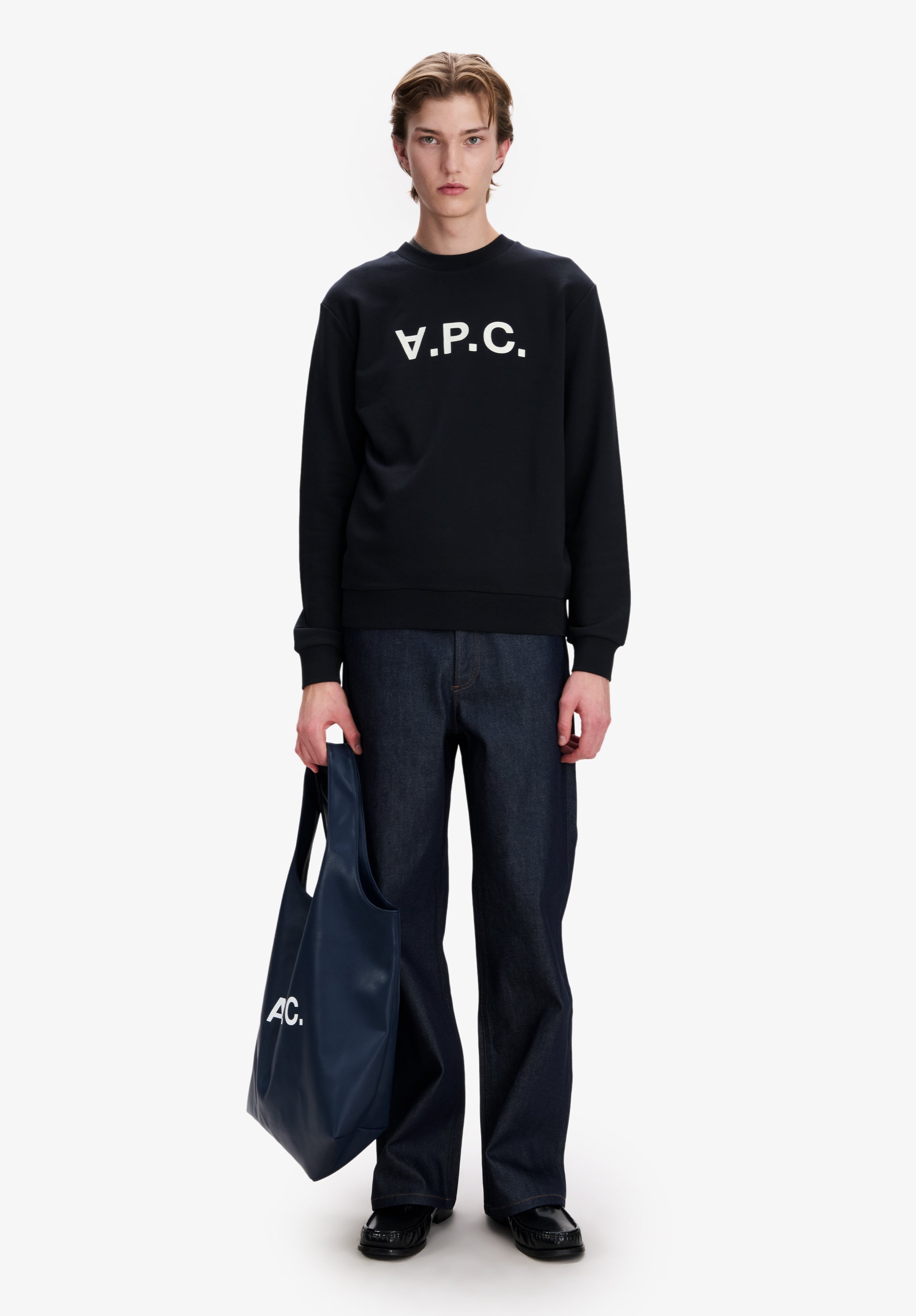 A.P.C. V.P.C. Sweatshirt Schwarz Bio-Baumwolle