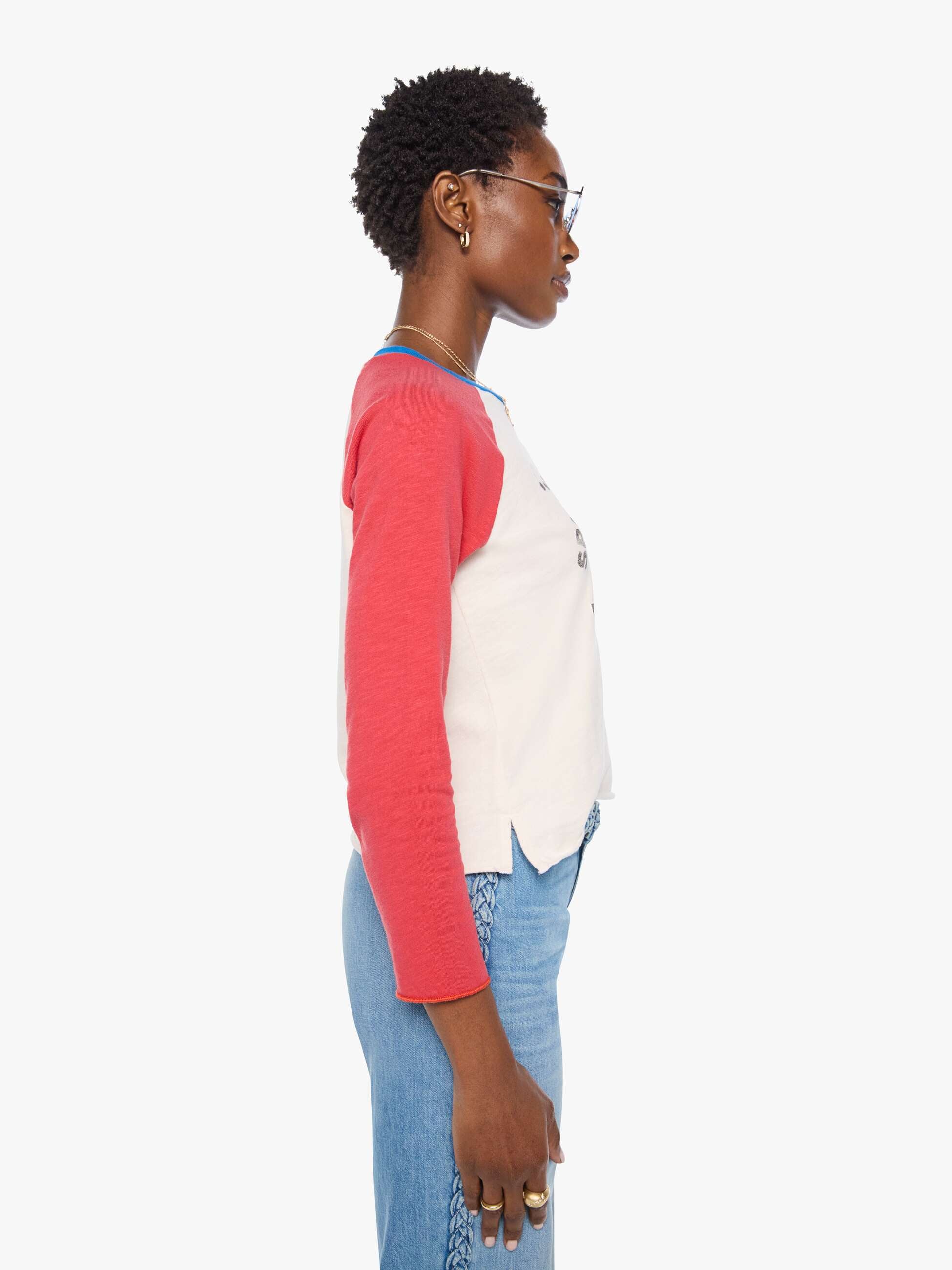 Mother Tees The Vintage Sporty Concert T-Shirt Spaced Out Baumwolle