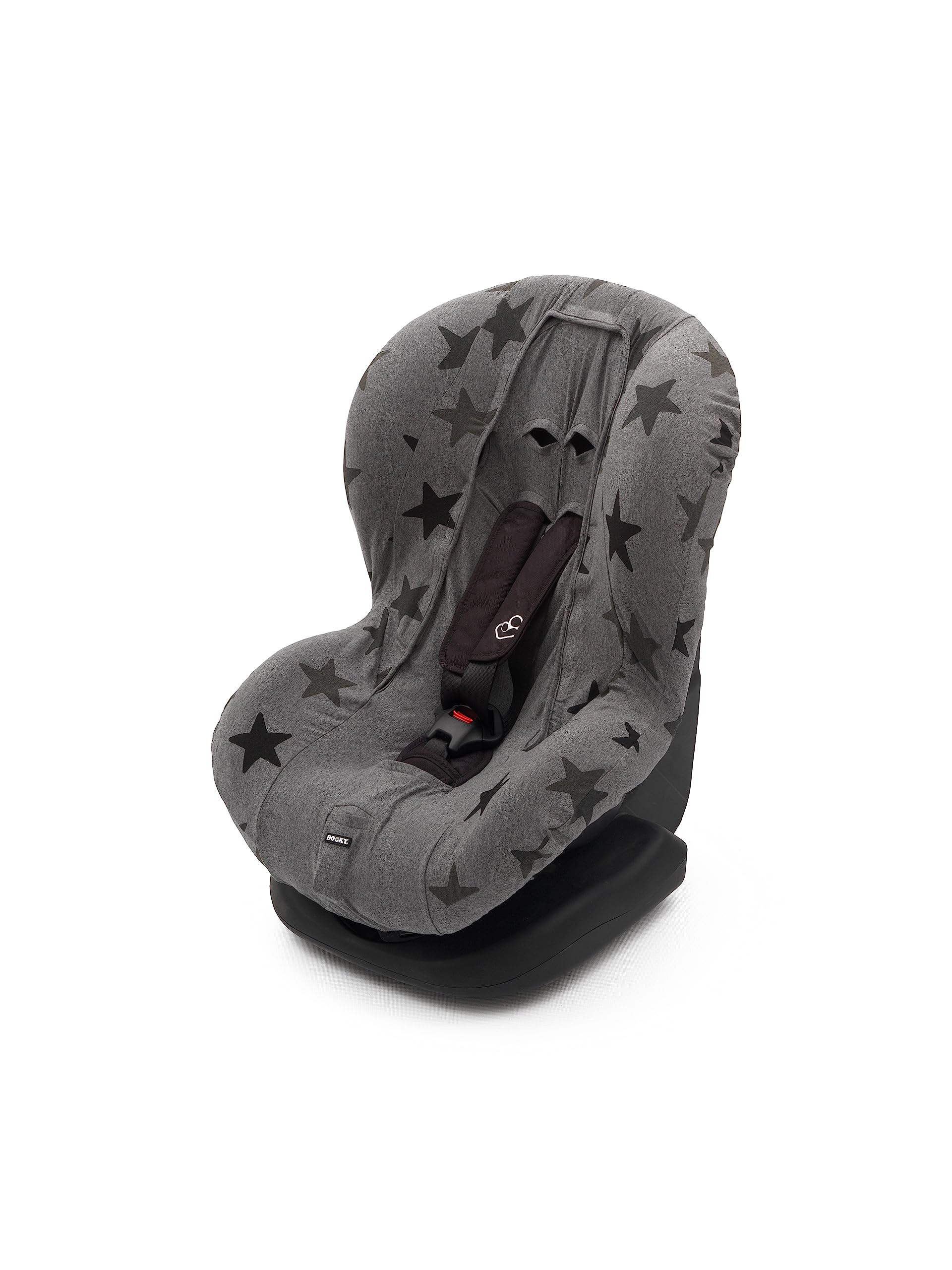 DOOKY Seat Cover Group 1 Grey Stars Sitzbezug grau 9-18 kg