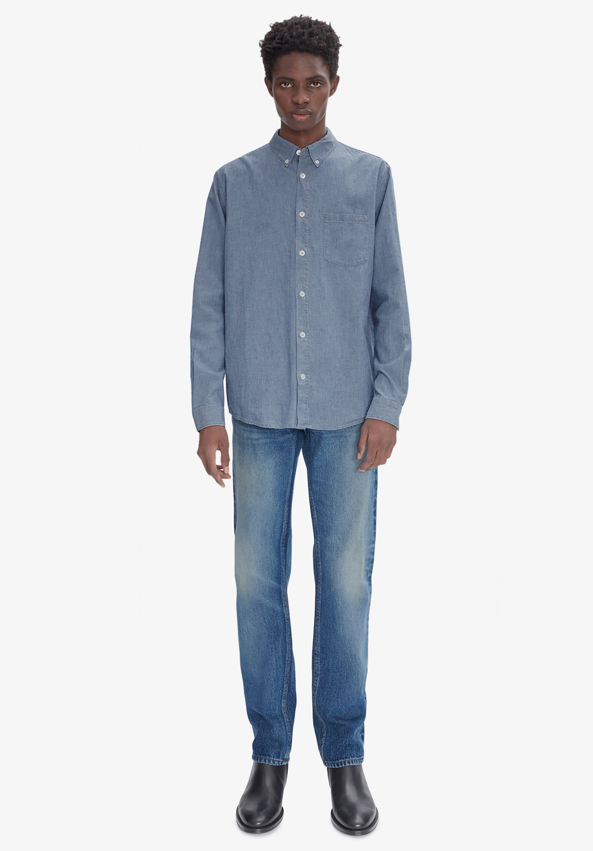 A.P.C. New Standard Jeans Denim mittelhoch gerade
